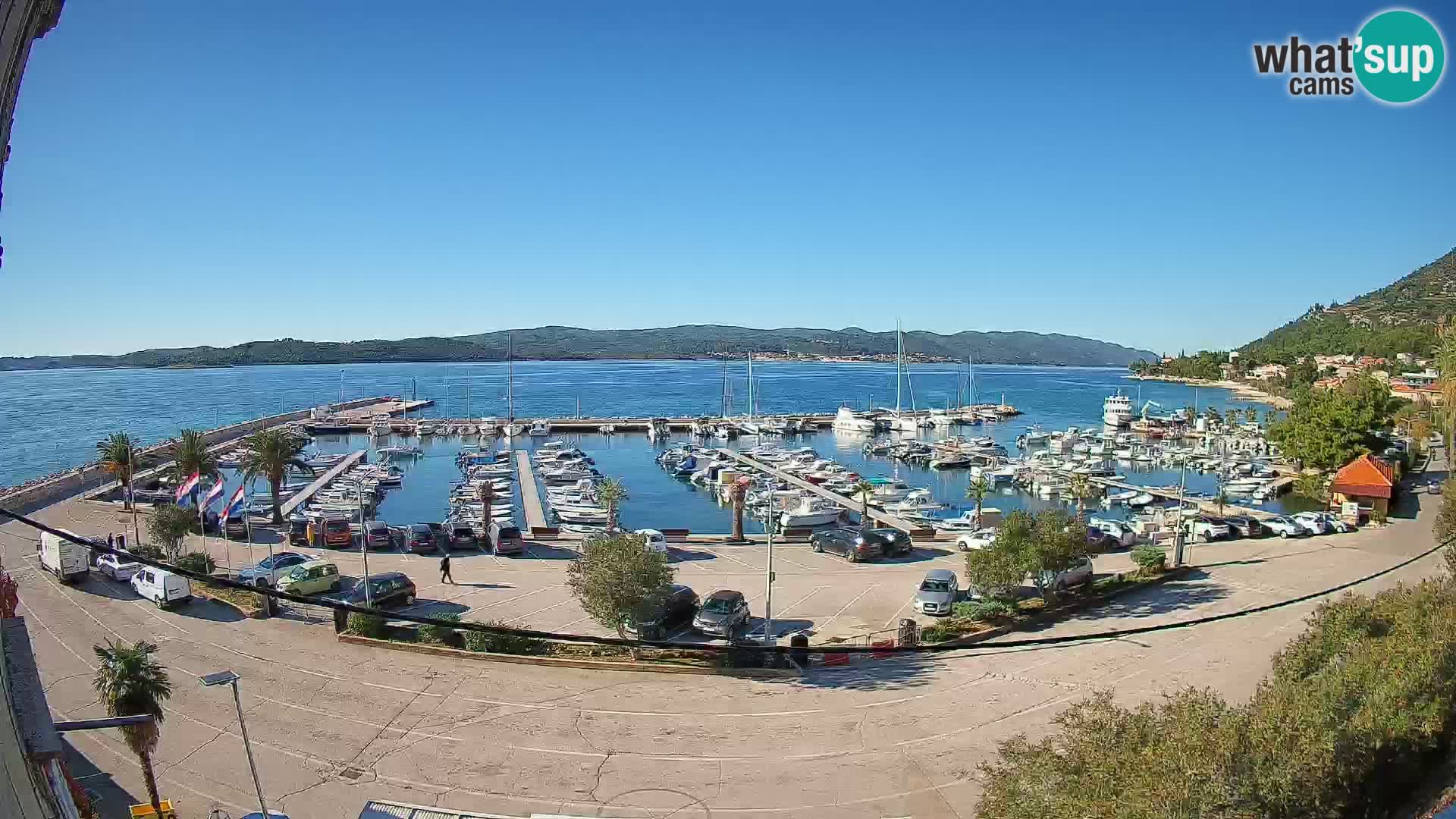 Webcam Orebić Riva – Ferry vers Korčula en direct