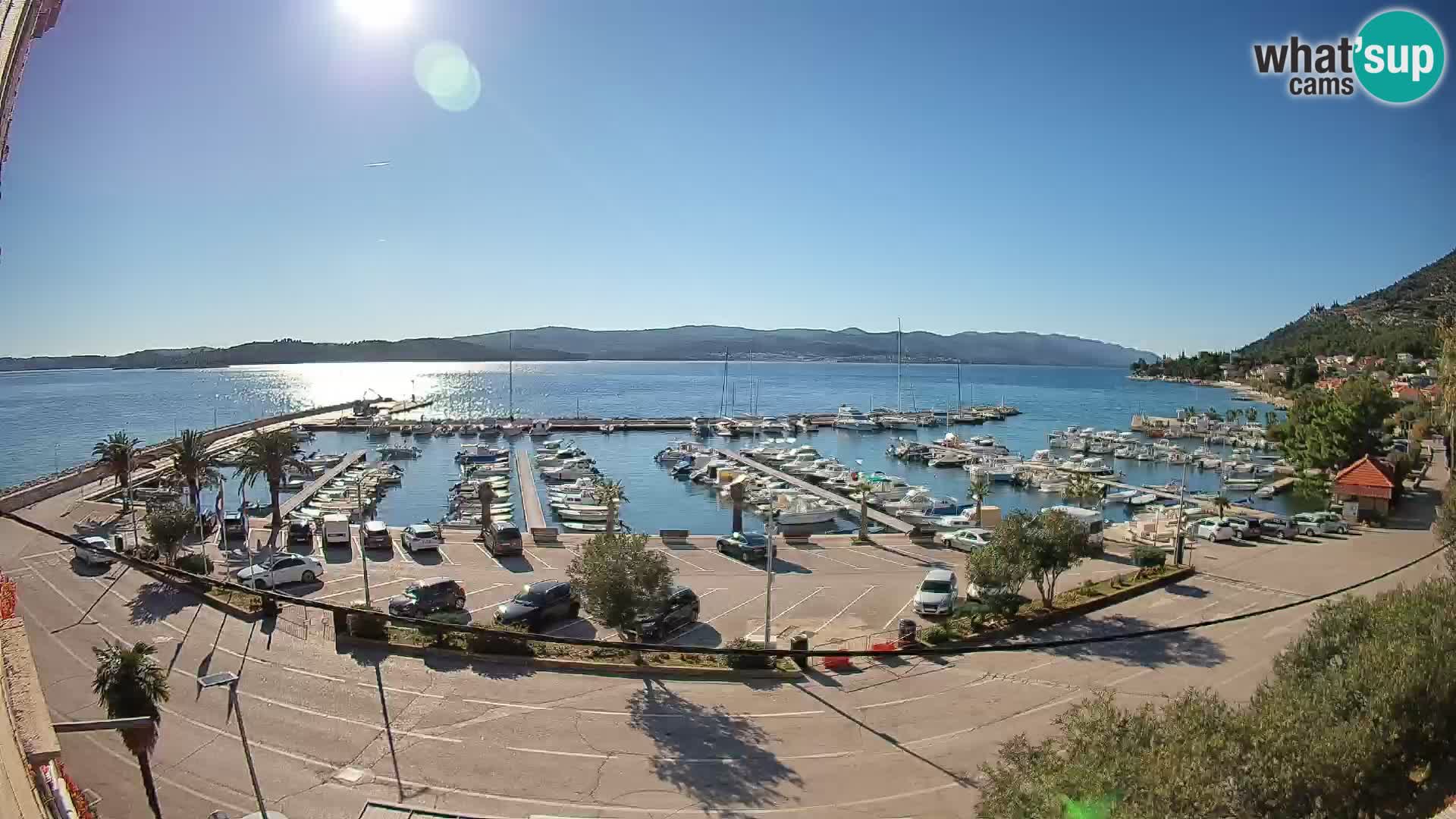 Webcam Orebić Riva – Ferry to Korčula Live