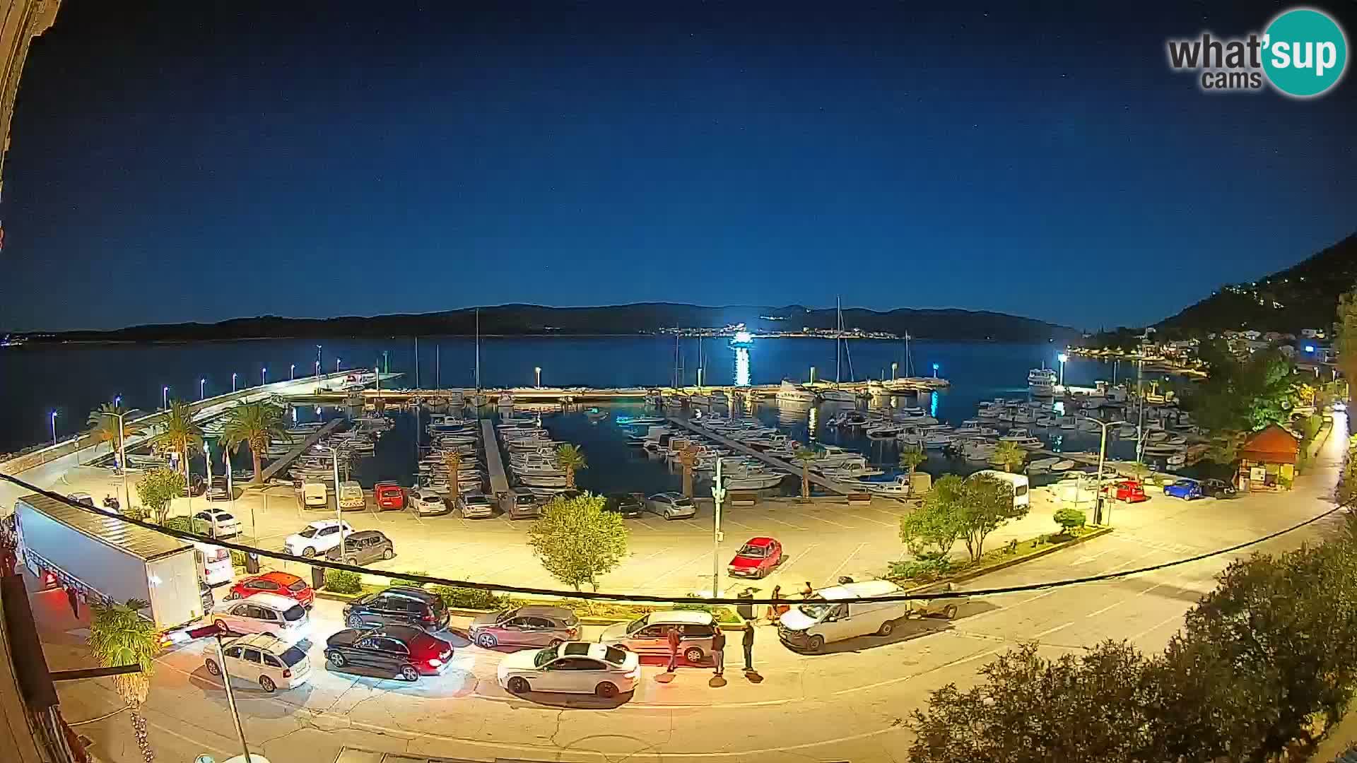 Webcam Orebić Uferpromenade – Fähre nach Korčula Live