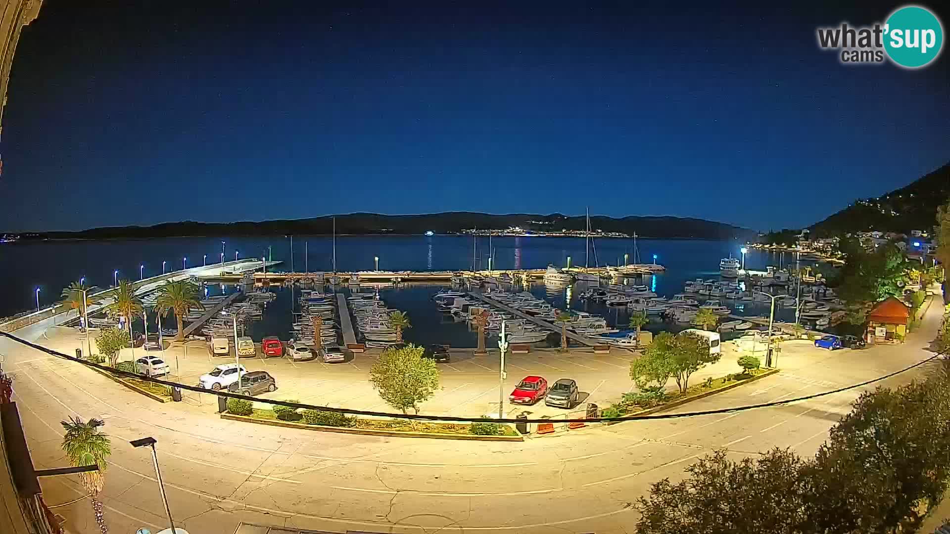 Webcam Orebić Riva – Ferry a Korčula en vivo