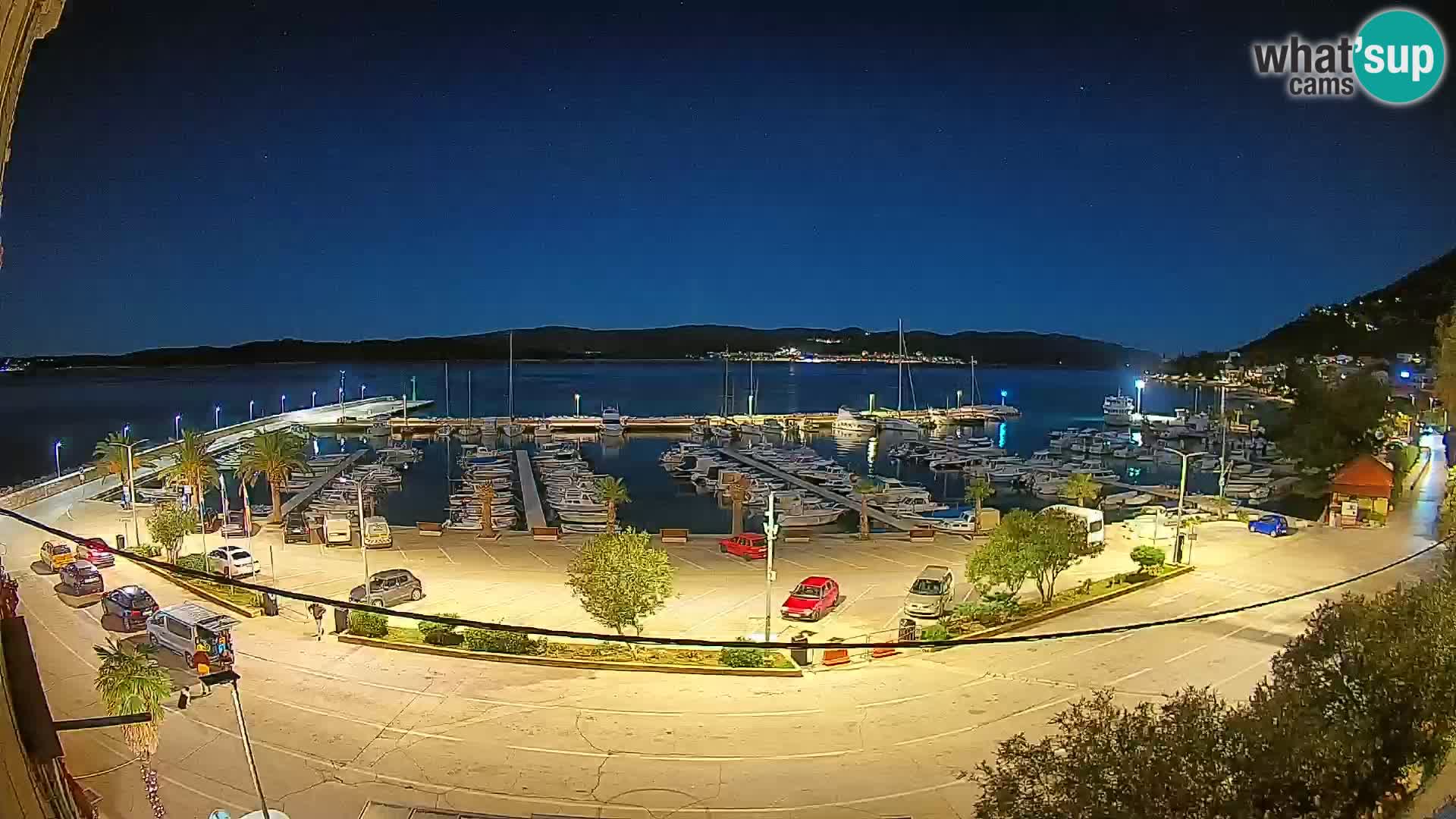 Webcam Orebić Riva – Ferry to Korčula Live