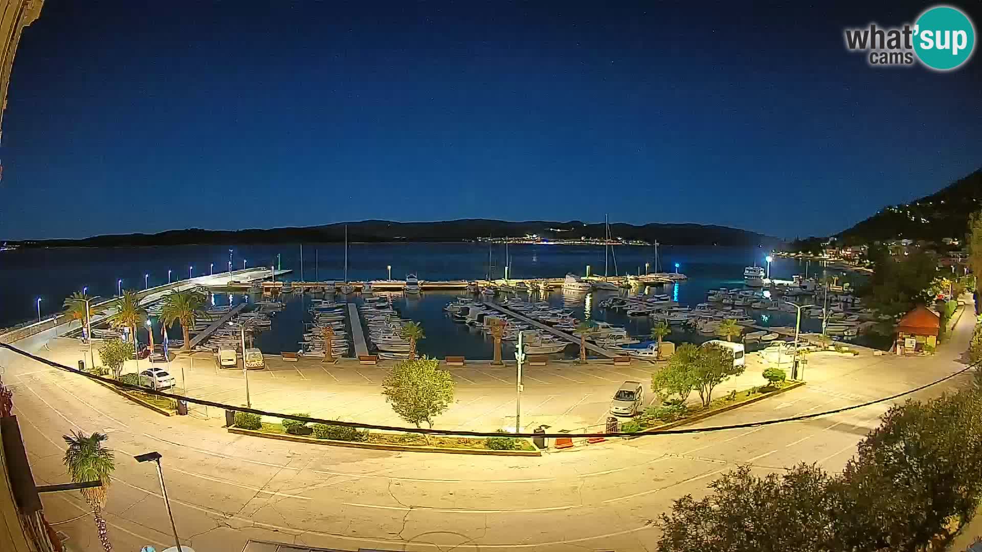 Webcam Orebić Riva – Ferry a Korčula en vivo