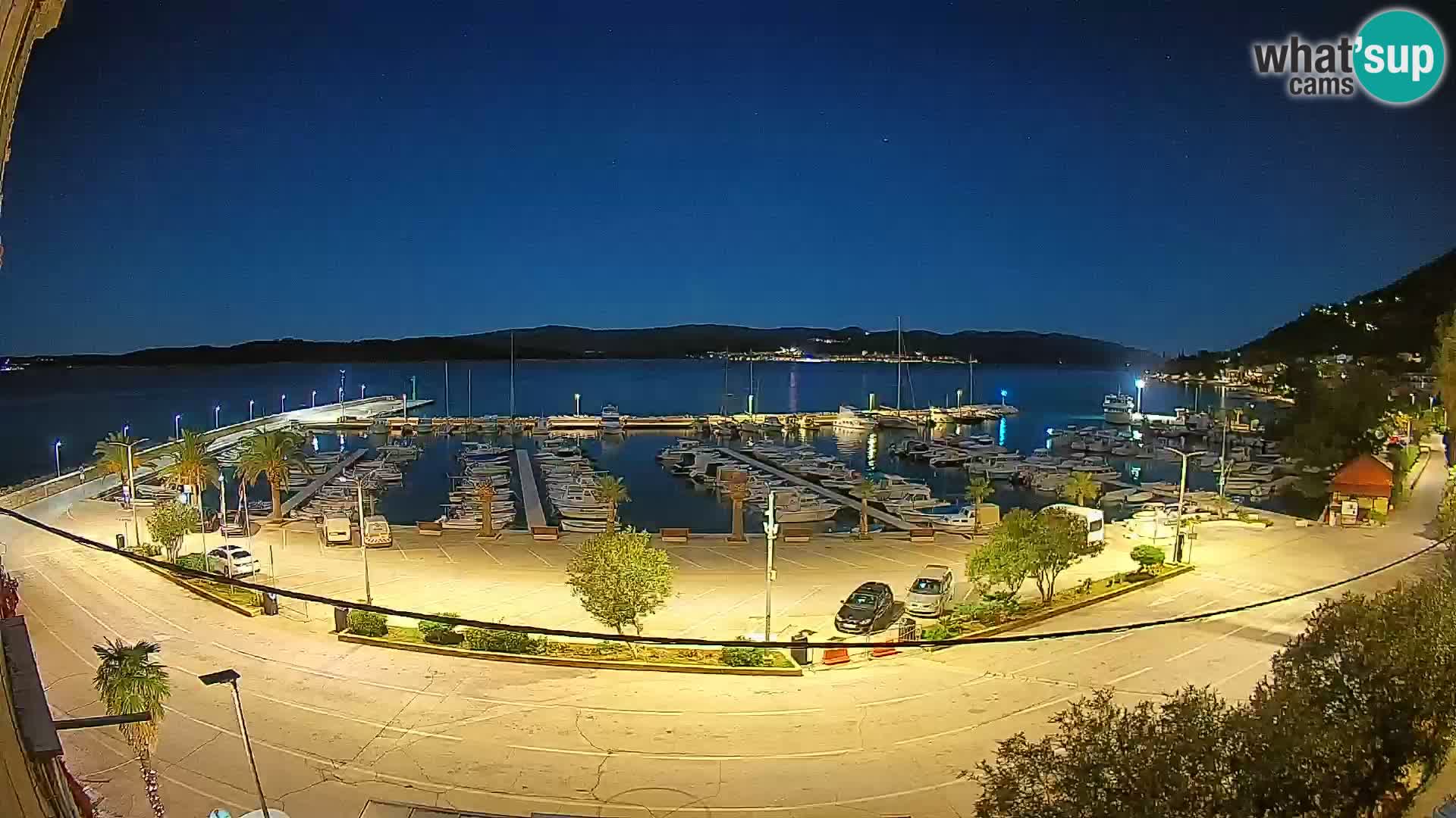 Webcam Orebić Uferpromenade – Fähre nach Korčula Live
