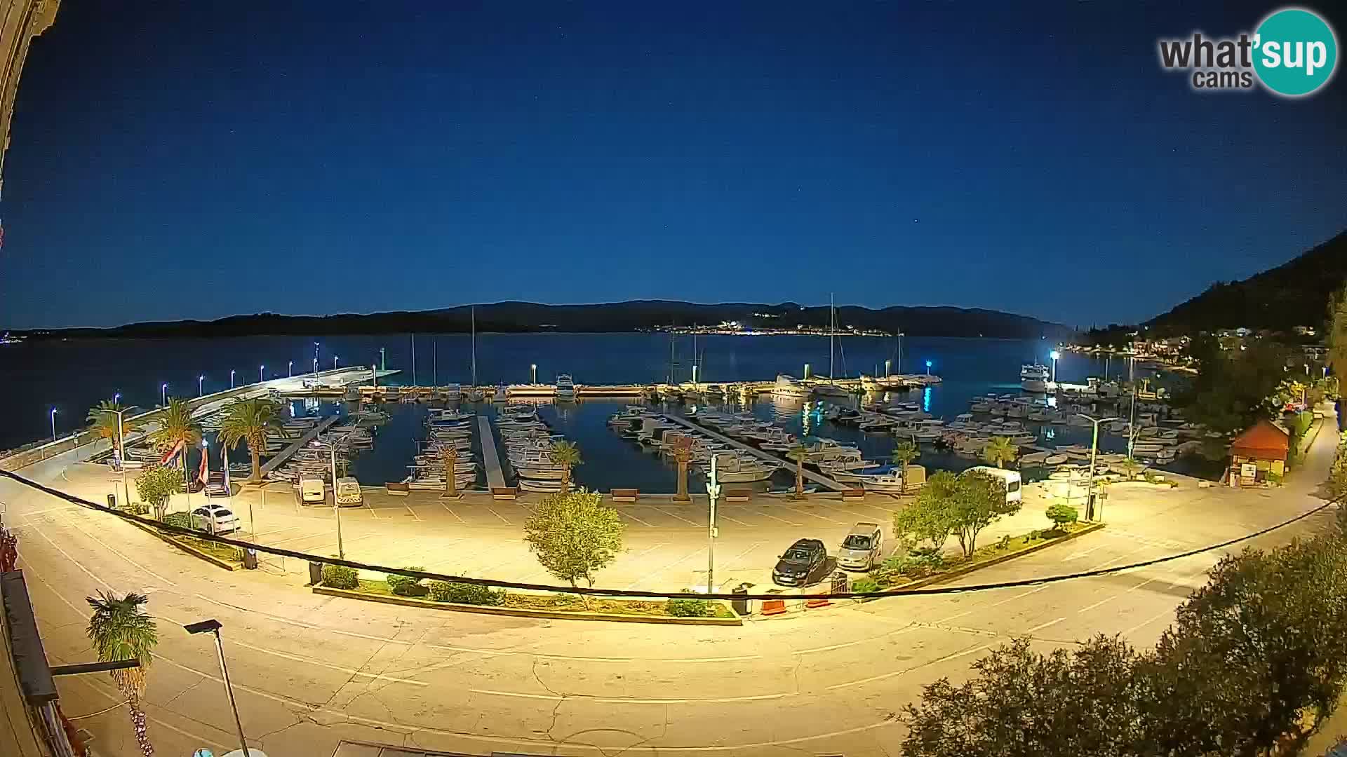 Webcam Orebić Riva – Ferry to Korčula Live