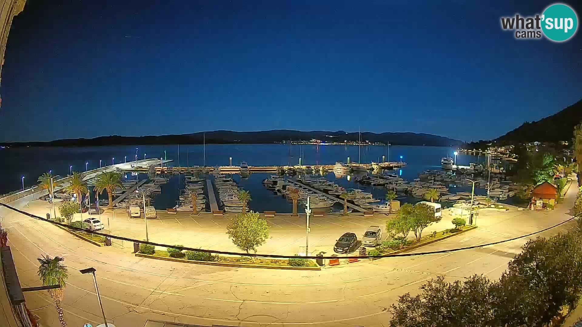 Webcam Orebić Riva – Ferry to Korčula Live
