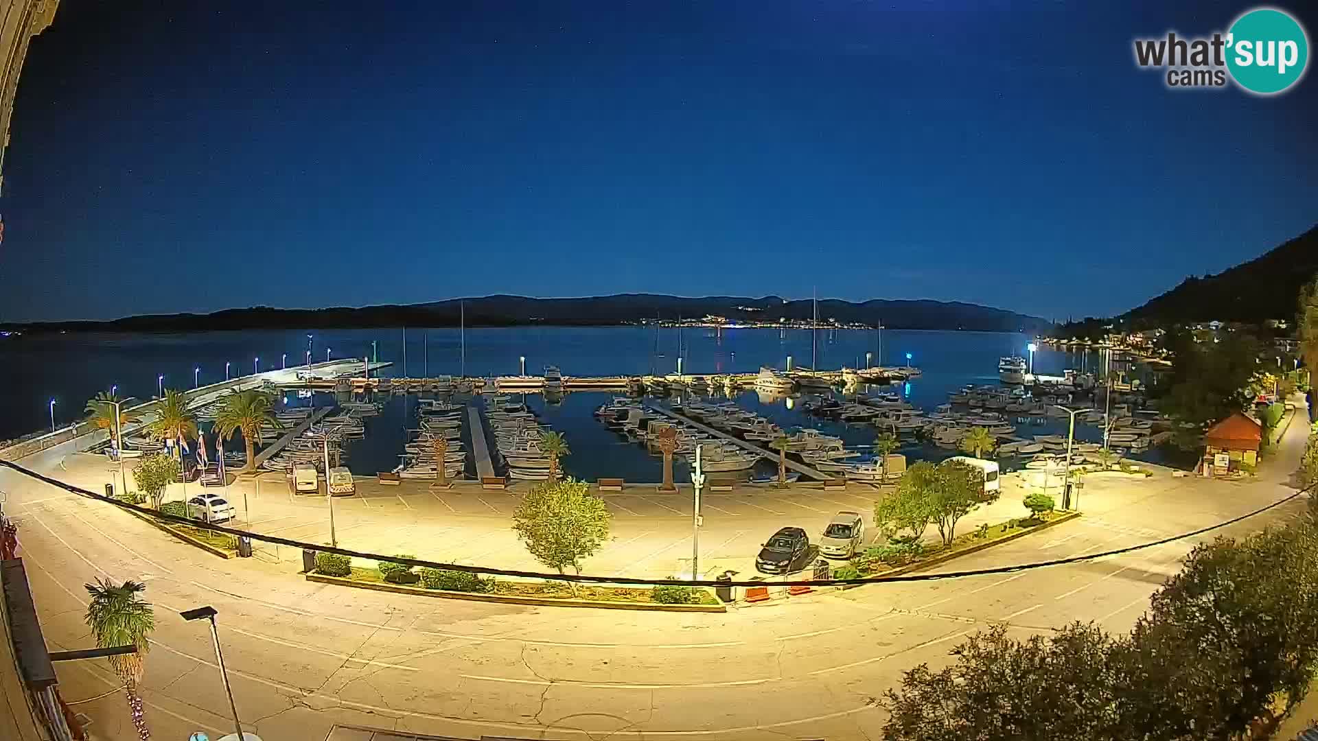 Webcam Orebić Riva – Ferry a Korčula en vivo