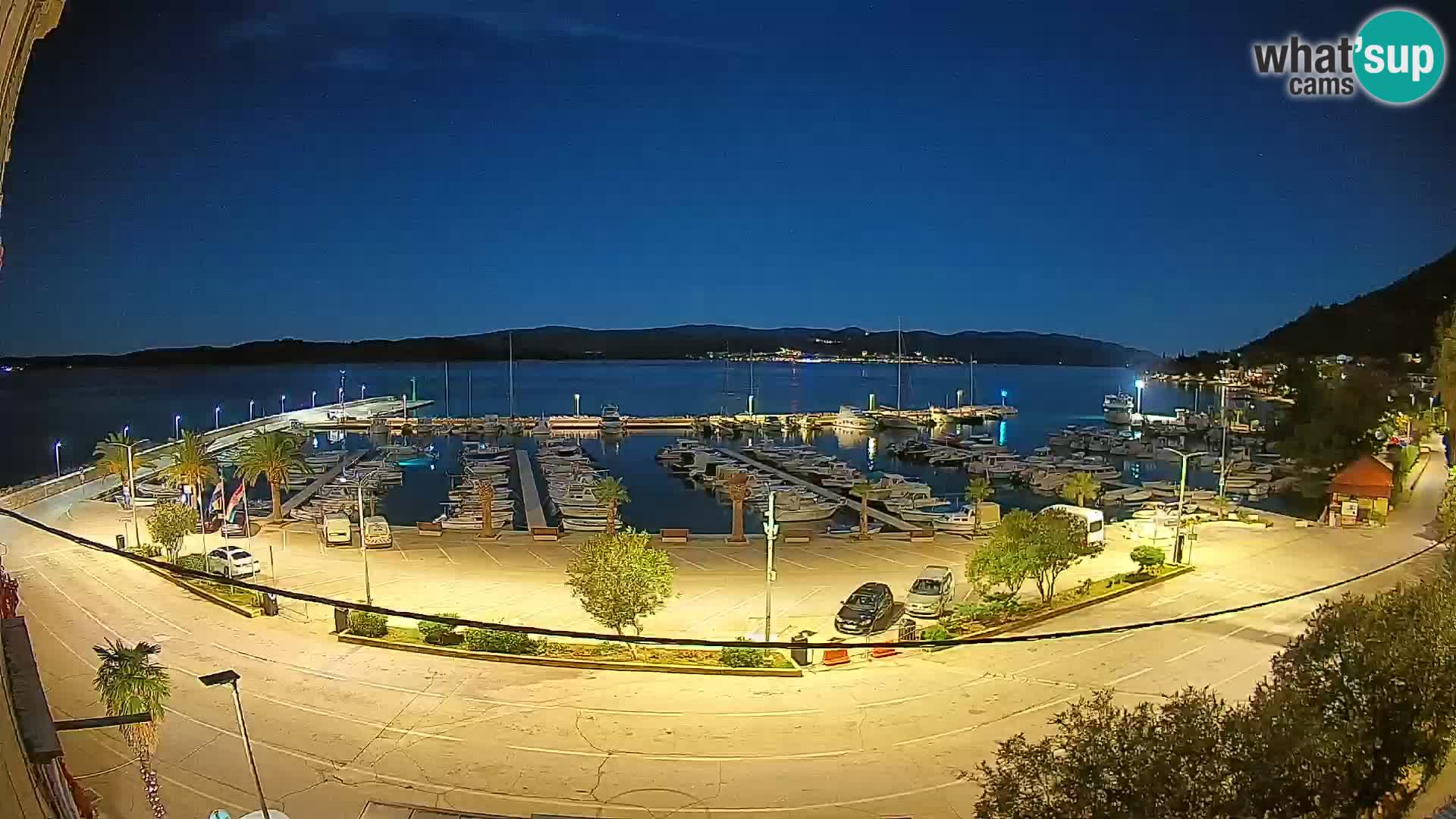 Webcam Orebić Riva – Ferry vers Korčula en direct