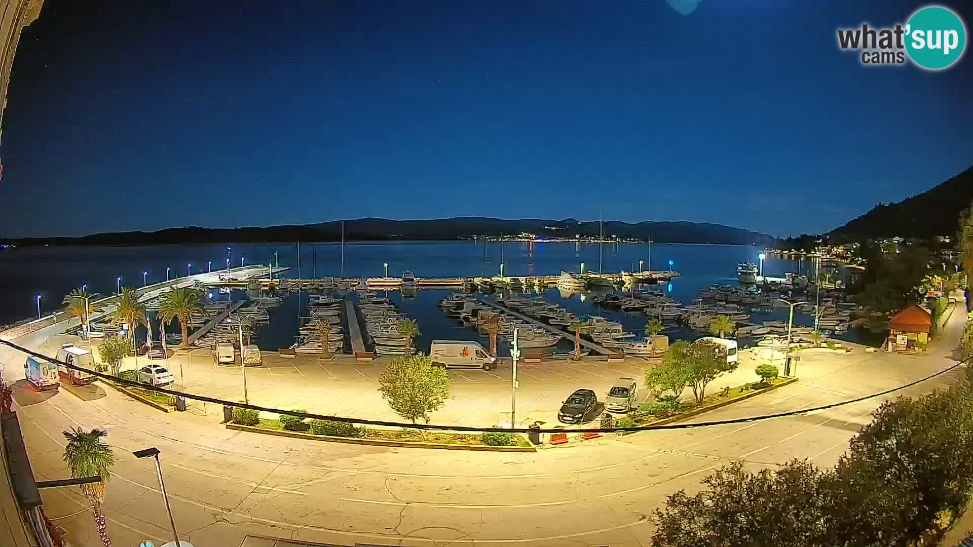 Webcam Orebić Riva – Ferry a Korčula en vivo