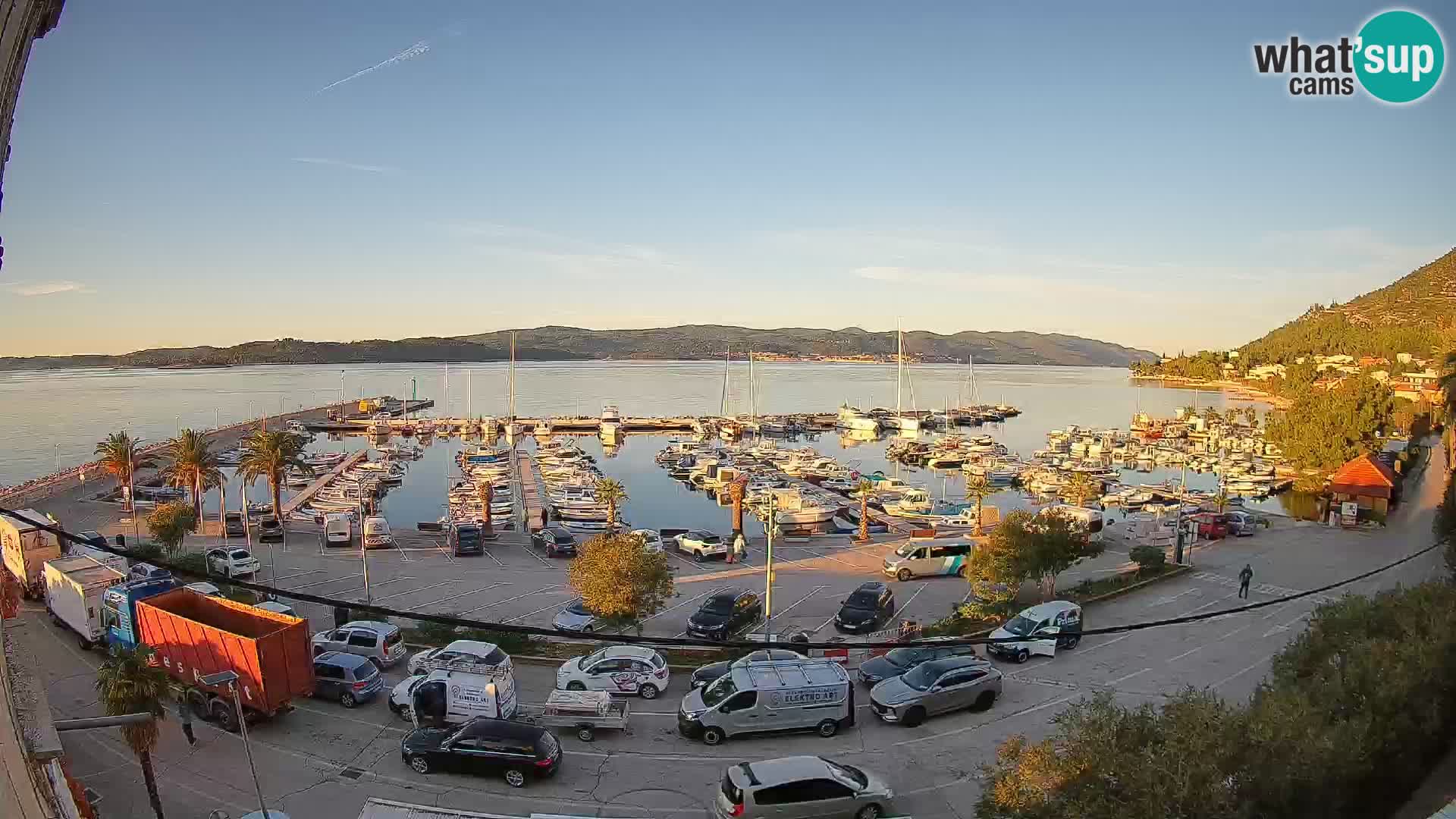 Webcam Orebić Riva – Ferry to Korčula Live