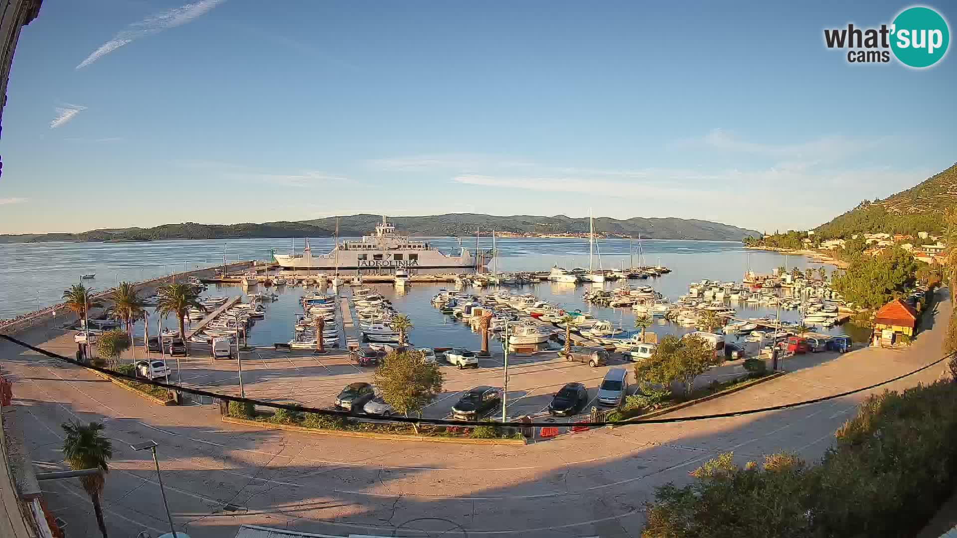 Webcam Orebić Riva – Ferry vers Korčula en direct