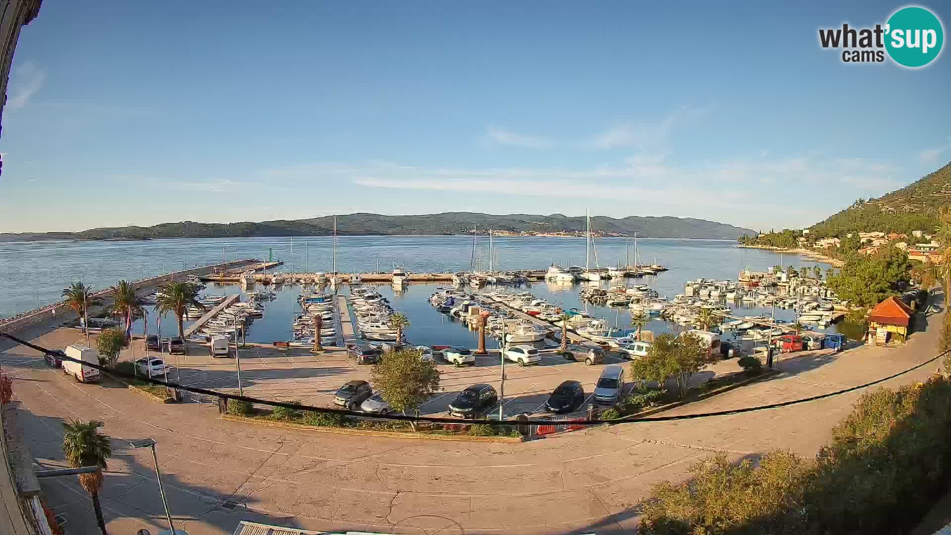Webcam Orebić Riva – Ferry vers Korčula en direct