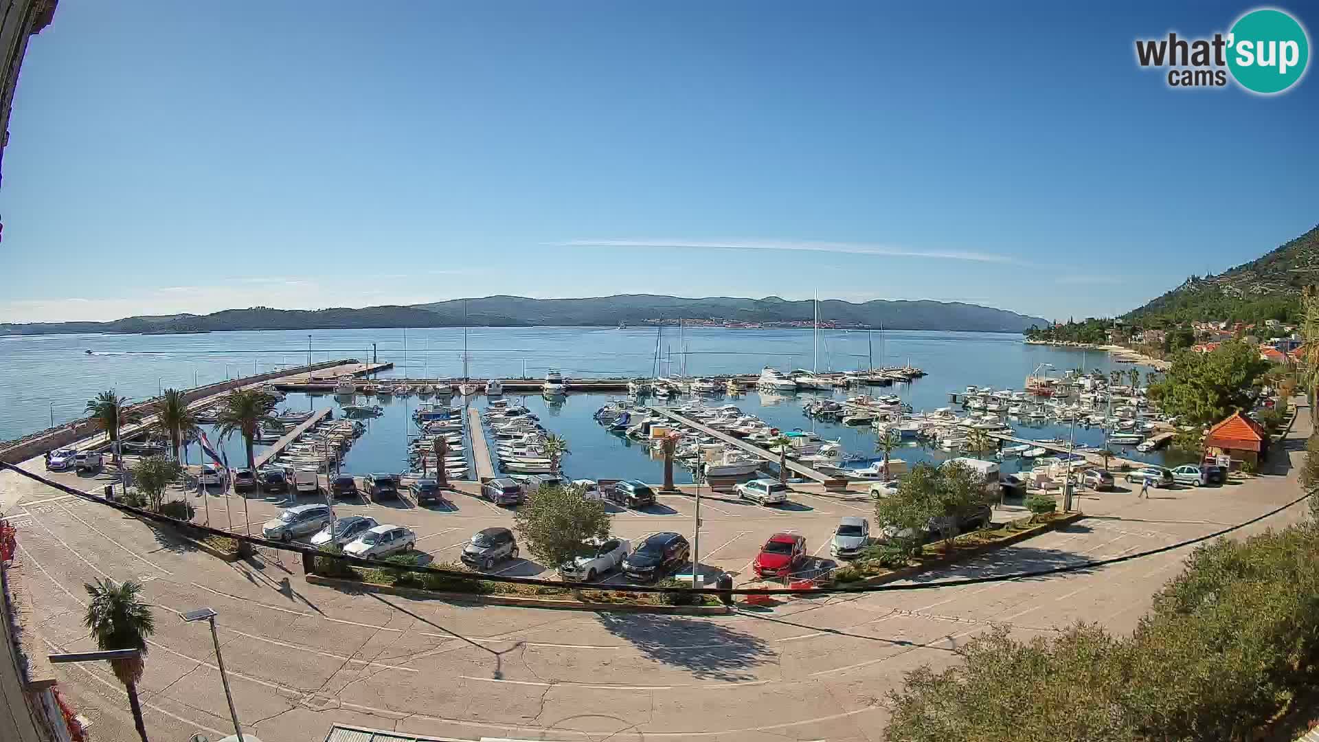 Webcam Orebić Riva – Ferry vers Korčula en direct
