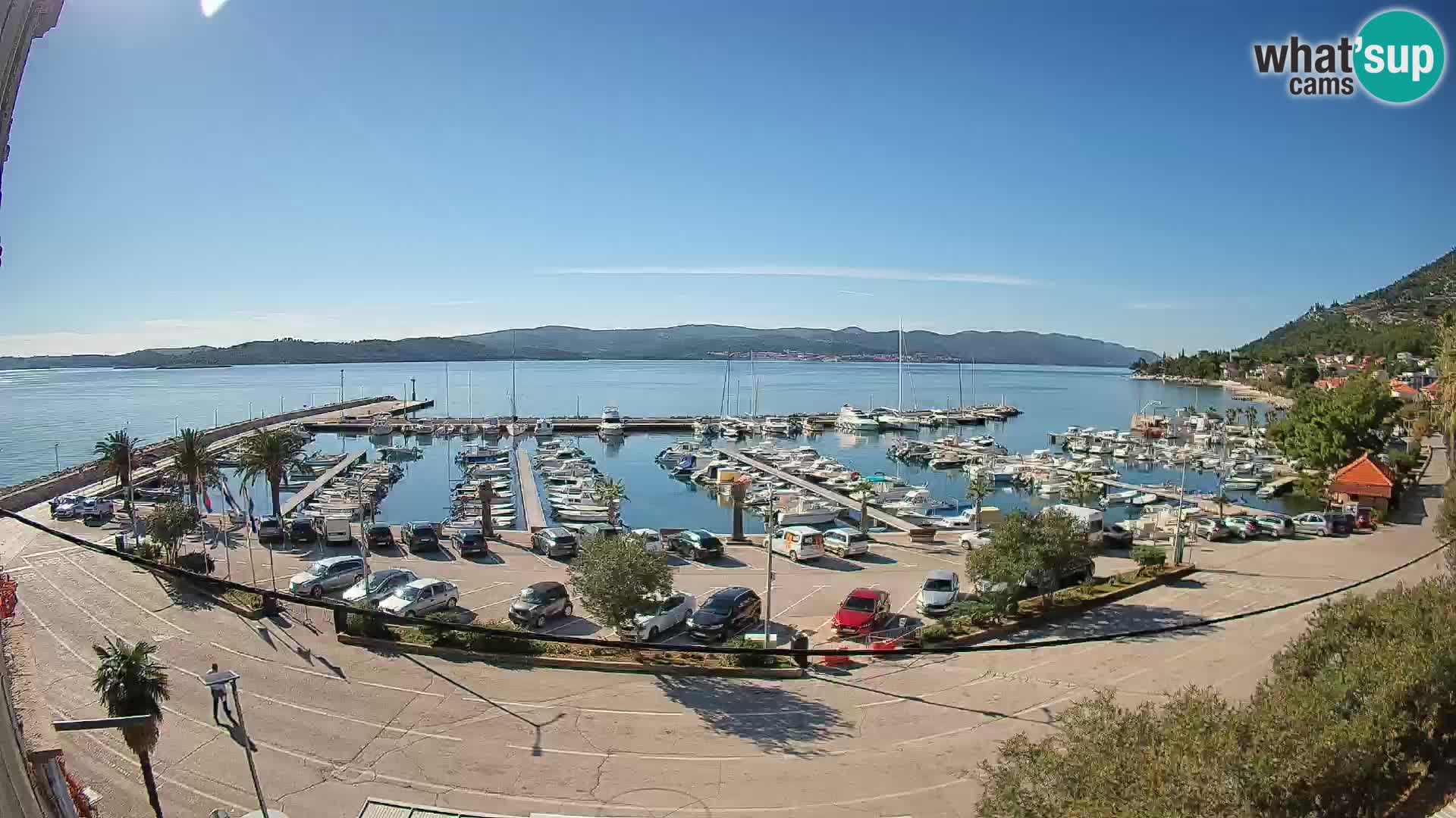 Webcam Orebić Riva – Ferry to Korčula Live