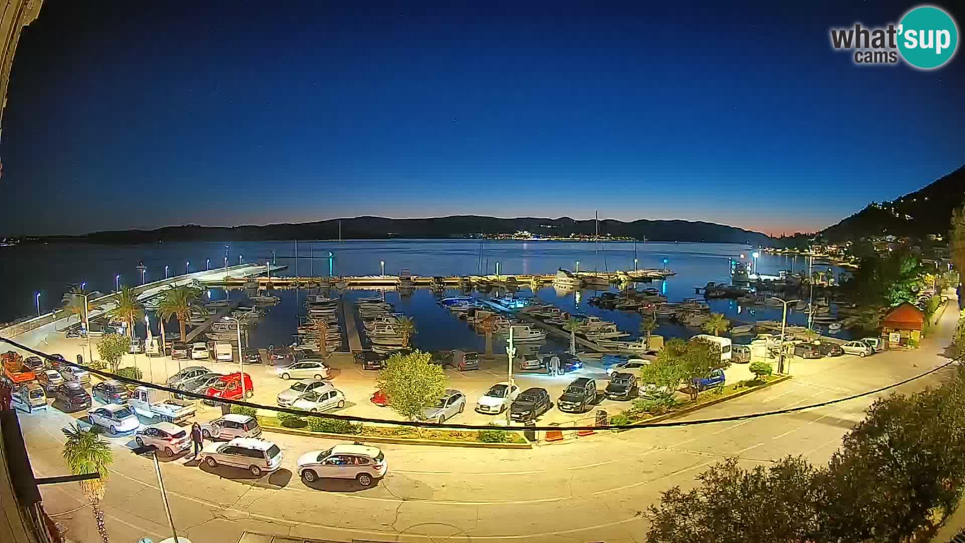 Webcam Orebić Riva – Ferry to Korčula Live