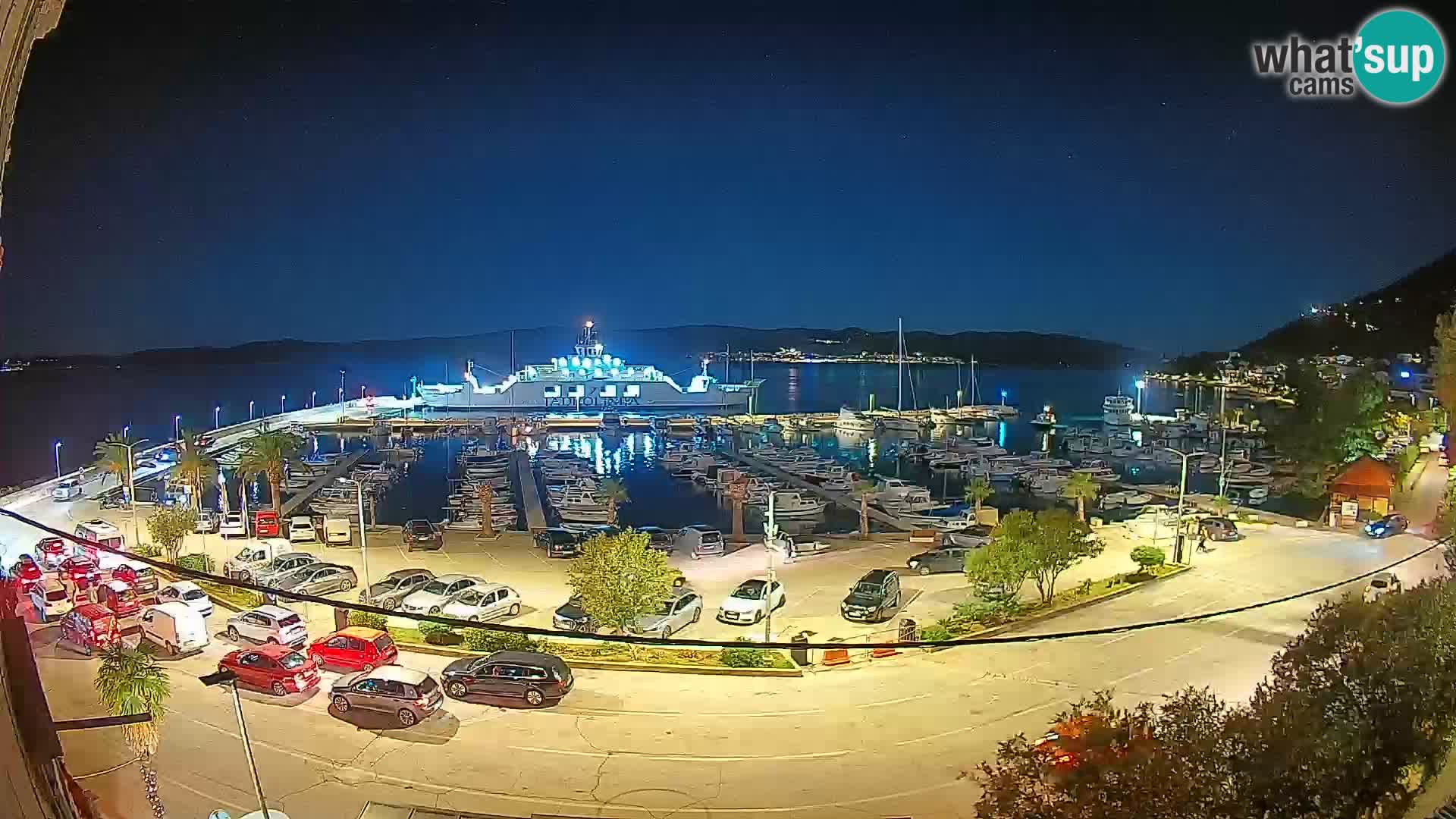 Webcam Orebić Riva – Ferry vers Korčula en direct