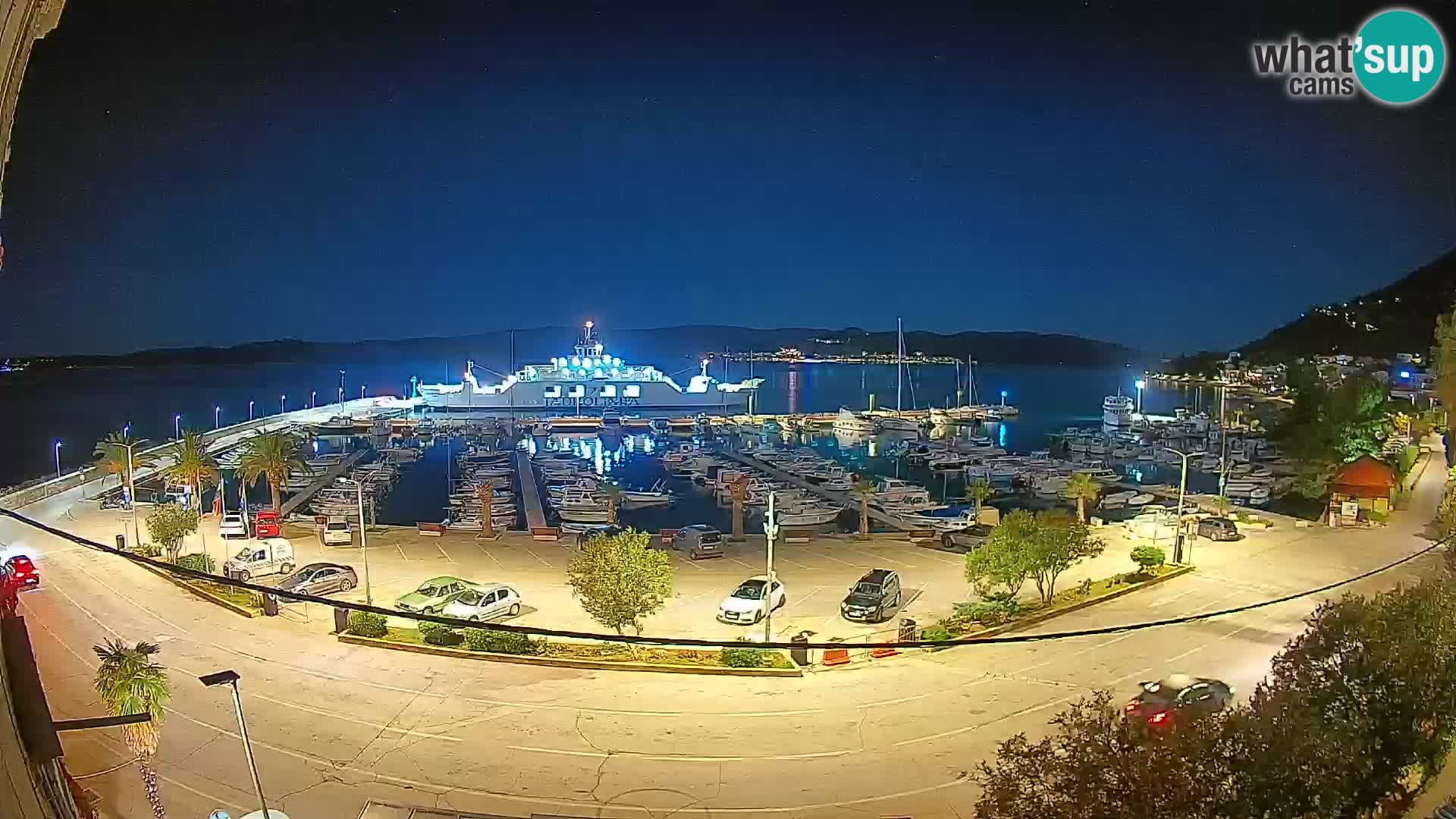 Webcam Orebić Riva – Ferry vers Korčula en direct