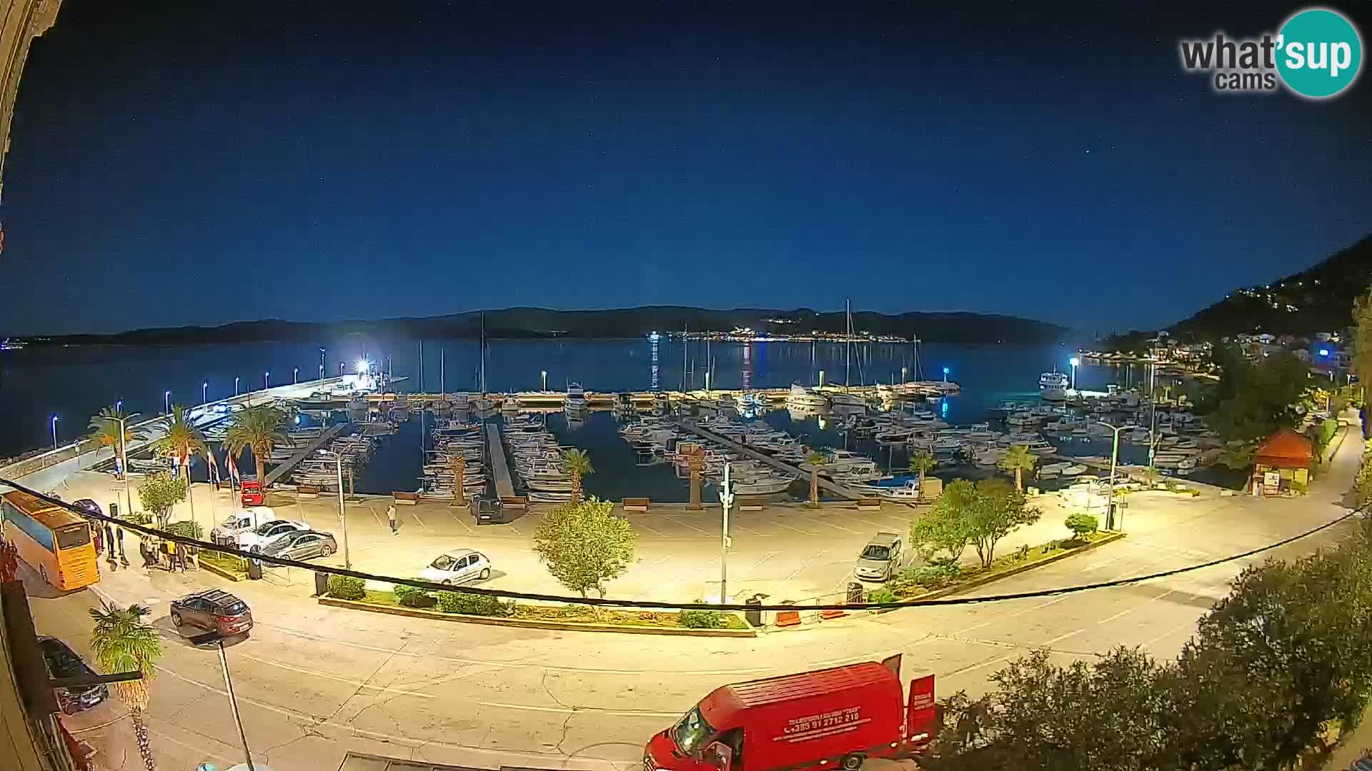 Webcam Orebić Riva – Ferry vers Korčula en direct