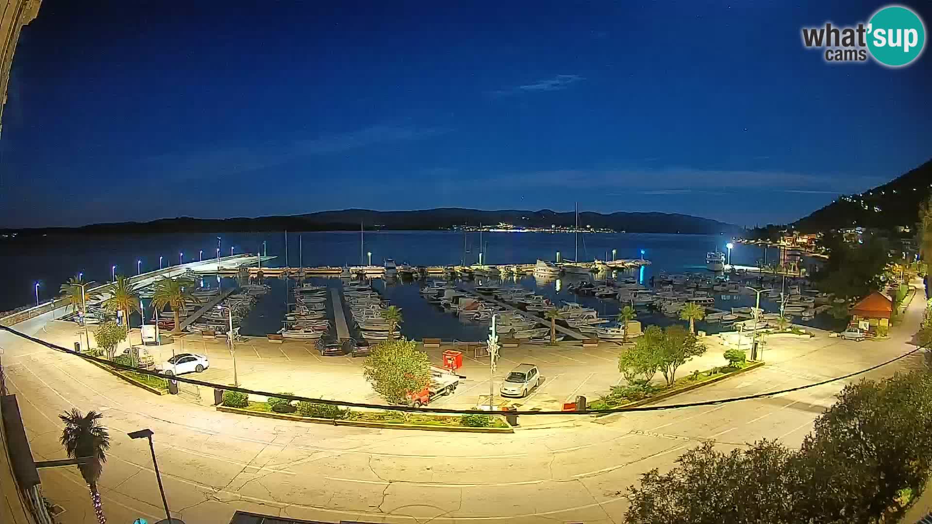 Webcam Orebić Riva – Ferry to Korčula Live