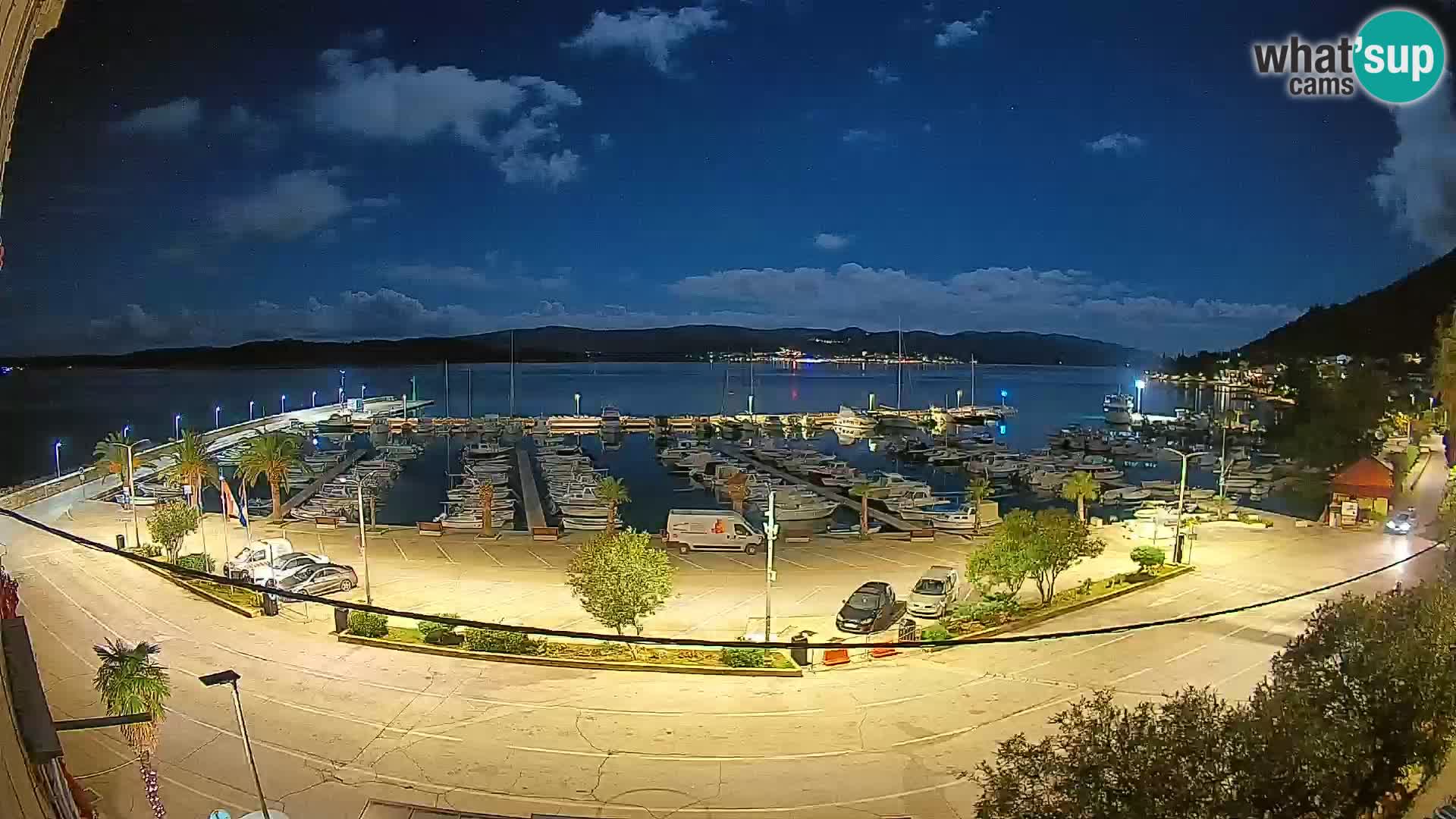 Webcam Orebić Riva – Ferry a Korčula en vivo