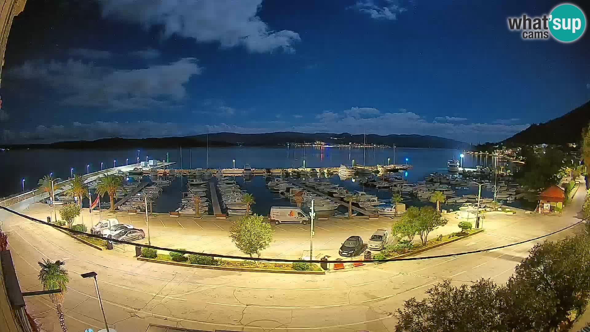 Webcam Orebić Riva – Ferry a Korčula en vivo
