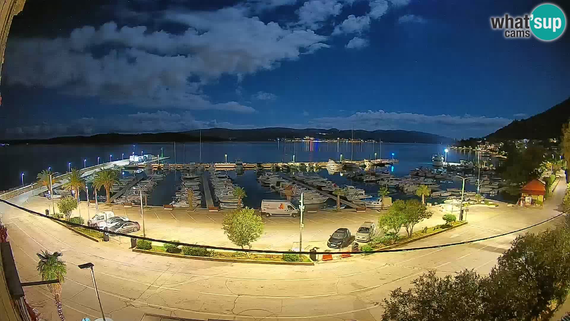 Webcam Orebić Riva – Ferry to Korčula Live