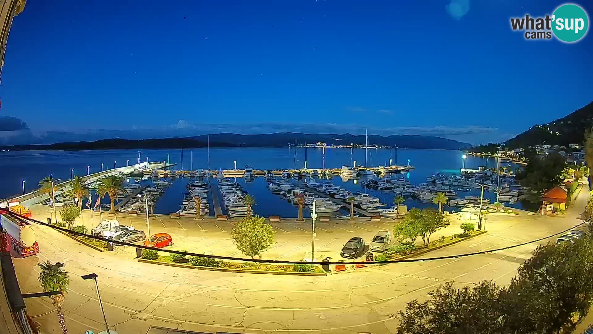 Webcam Orebić Riva – Ferry vers Korčula en direct