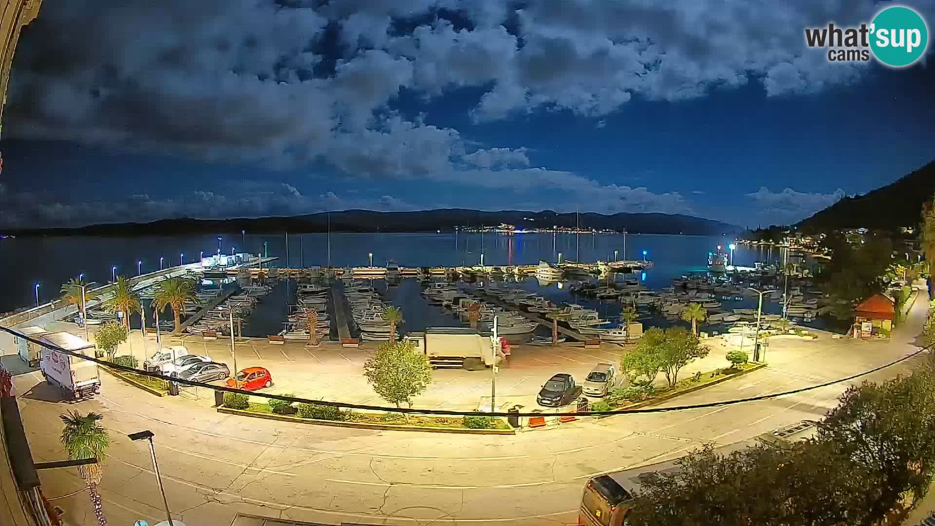 Webcam Orebić Riva – Ferry to Korčula Live