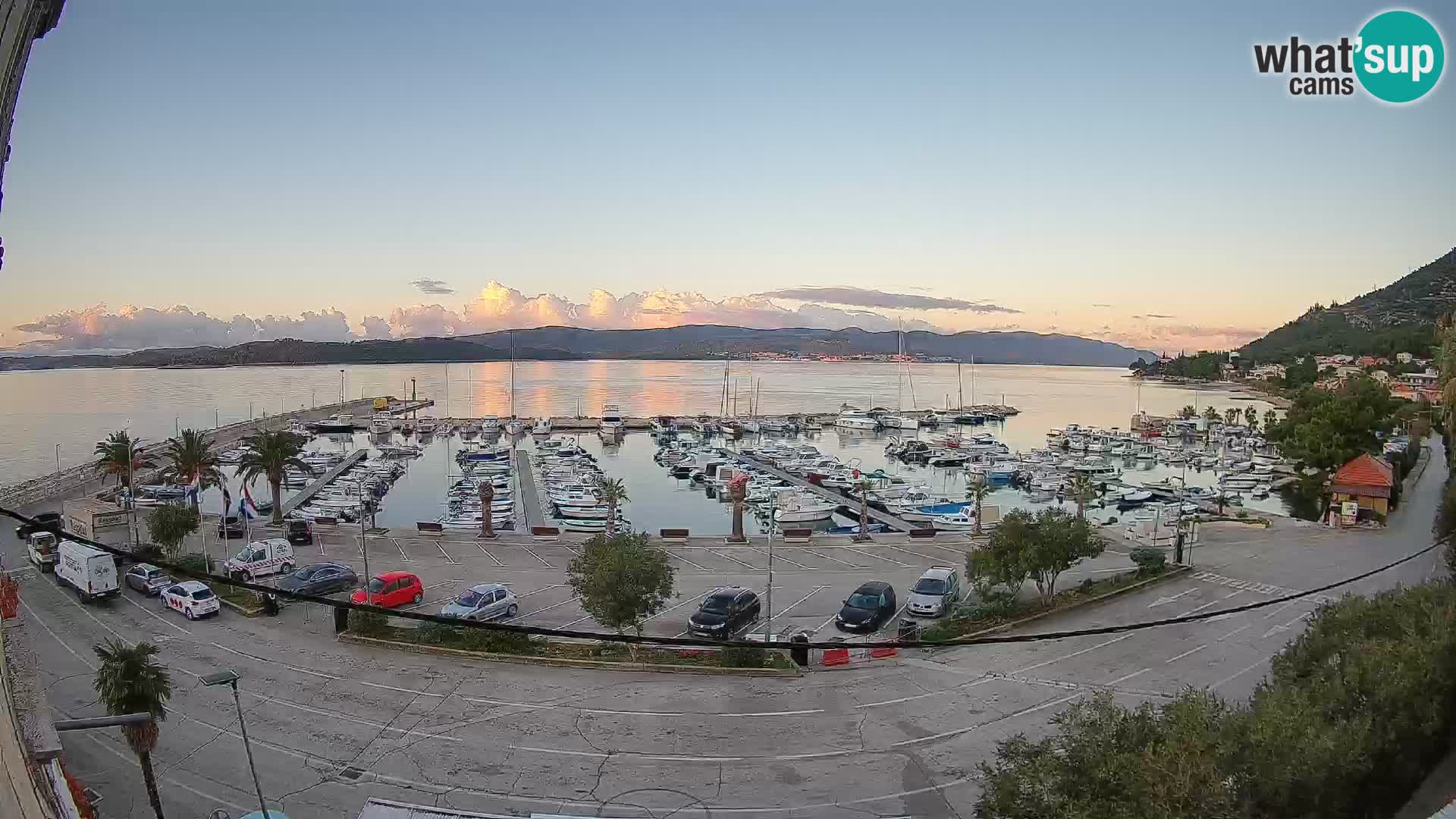 Webcam Orebić Riva – Ferry to Korčula Live