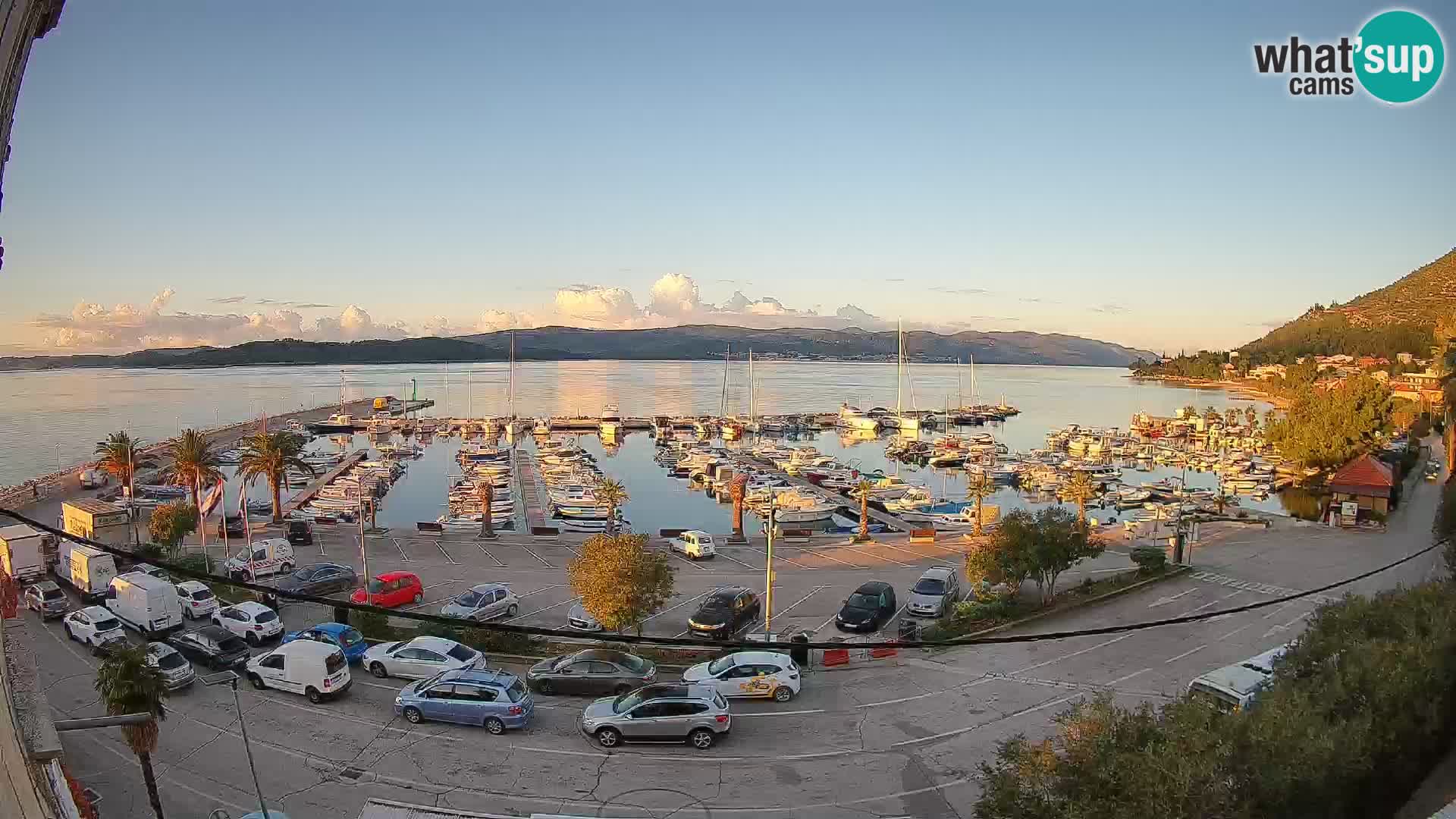 Webcam Orebić Riva – Ferry to Korčula Live
