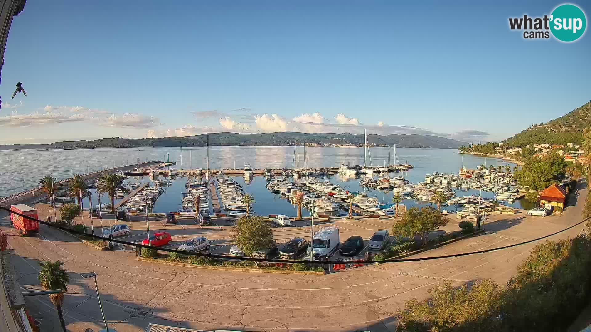 Webcam Orebić Riva – Ferry to Korčula Live