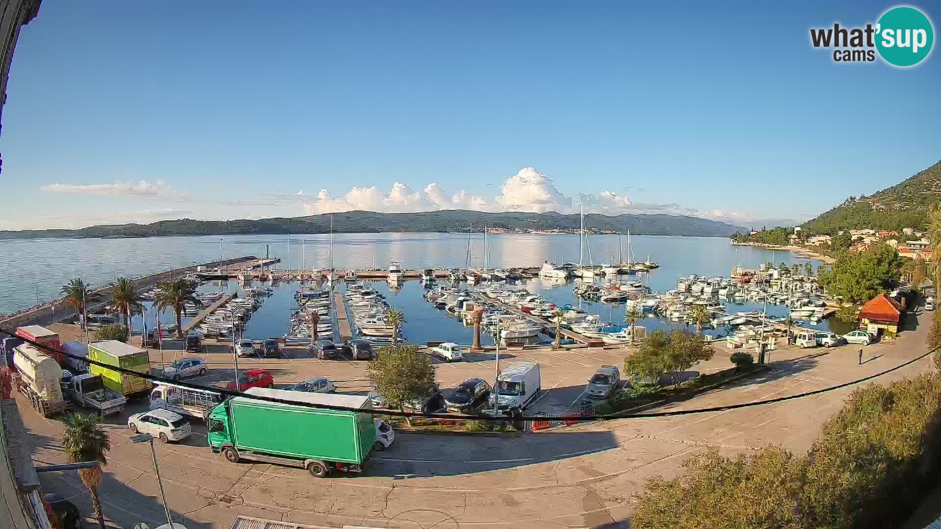 Webcam Orebić Riva – Ferry vers Korčula en direct