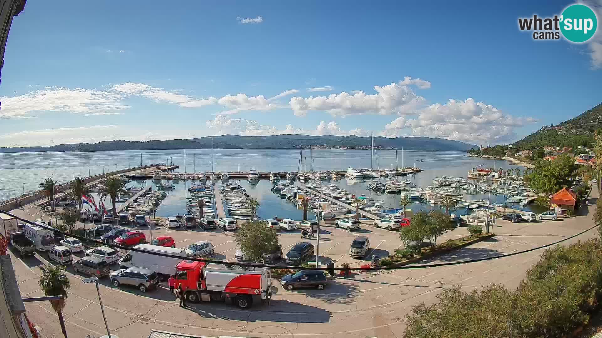 Web kamera Orebić Riva – Trajekt za Korčulu uživo