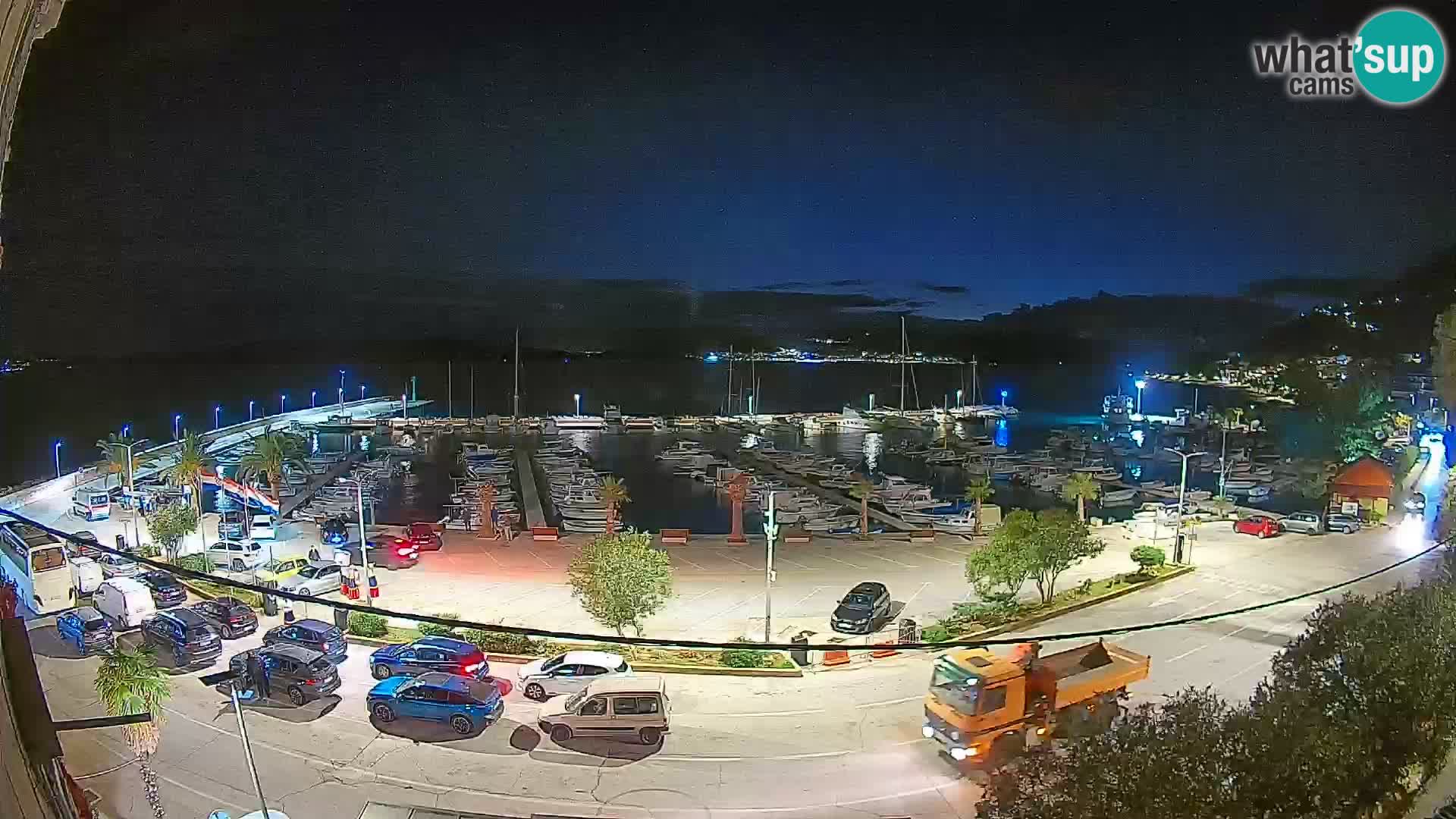 Spletna kamera Orebić Riva – Trajekt za Korčulo v živo