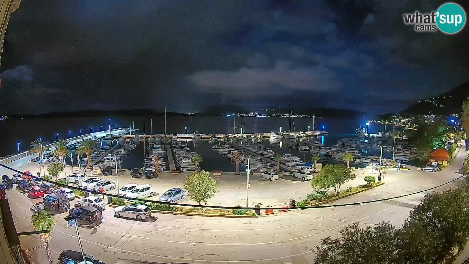 Webcam Orebić Riva – Ferry a Korčula en vivo