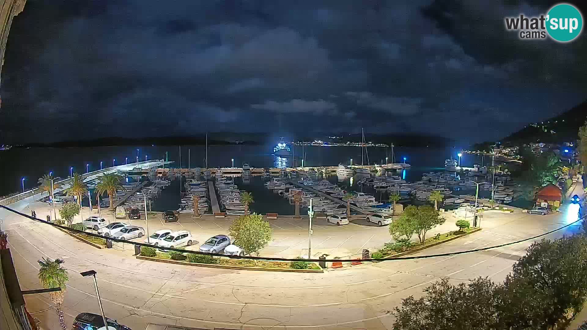 Webcam Orebić Riva – Ferry to Korčula Live