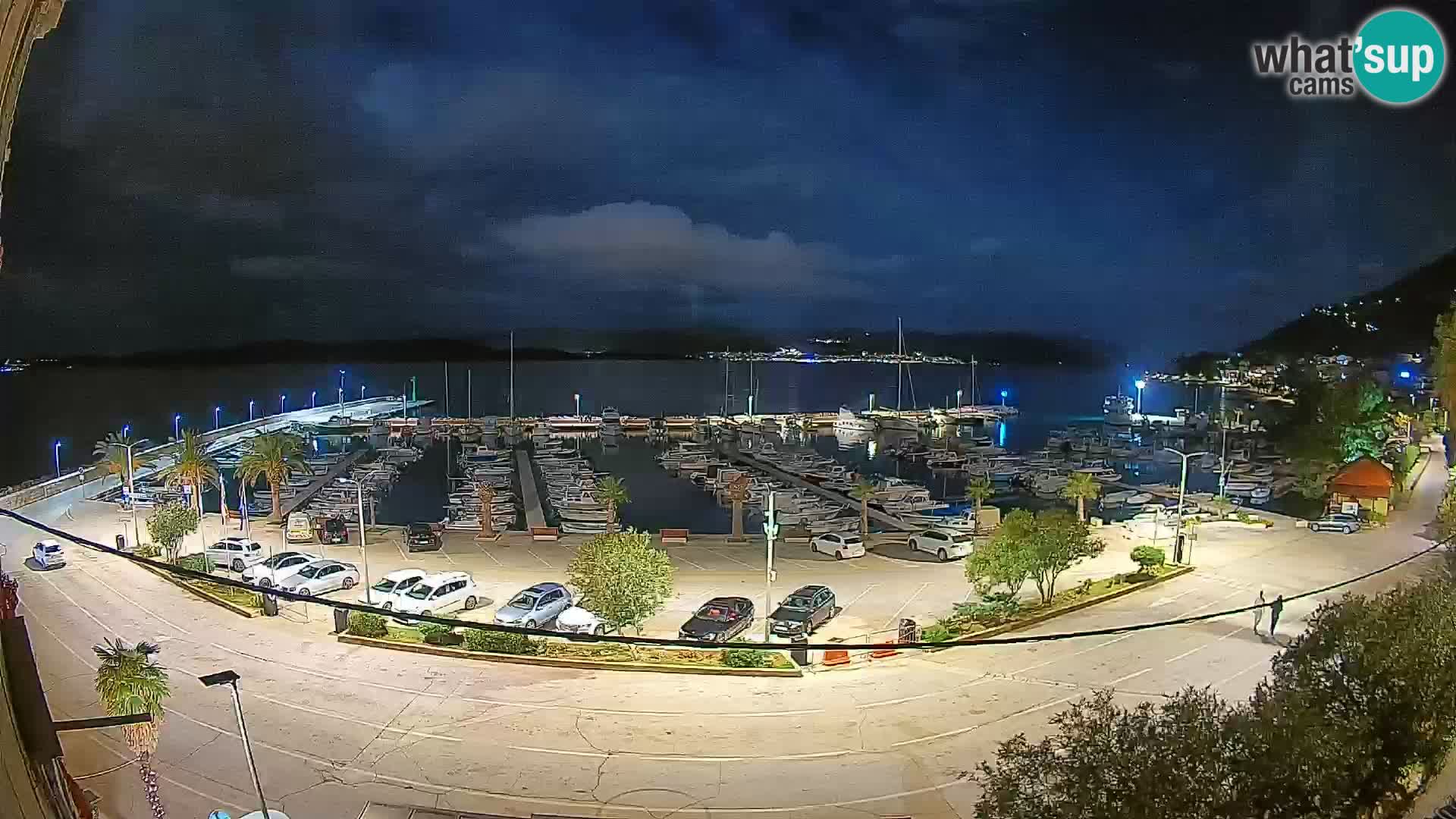 Webcam Orebić Riva – Ferry a Korčula en vivo