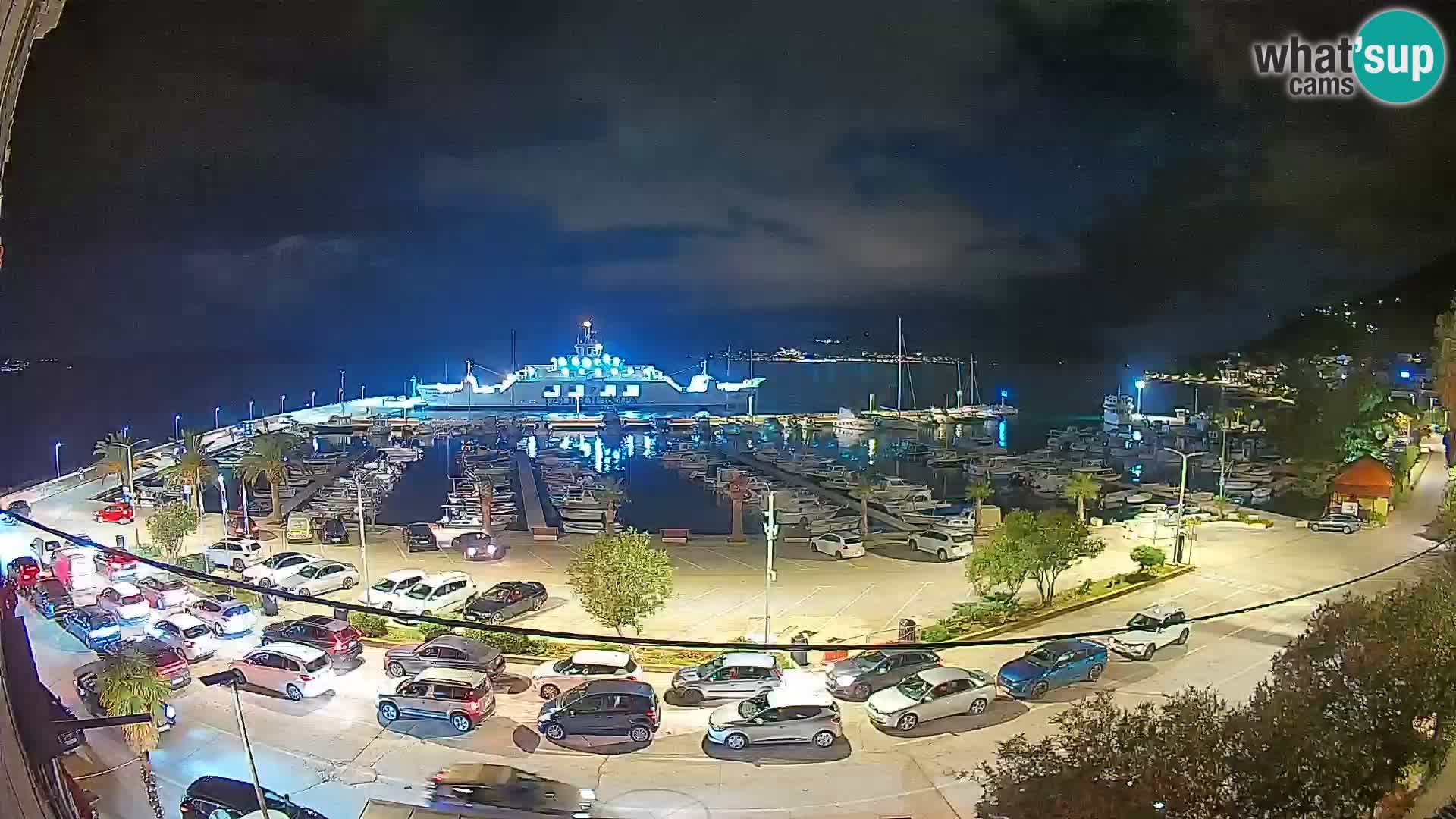 Webcam Orebić Riva – Ferry vers Korčula en direct
