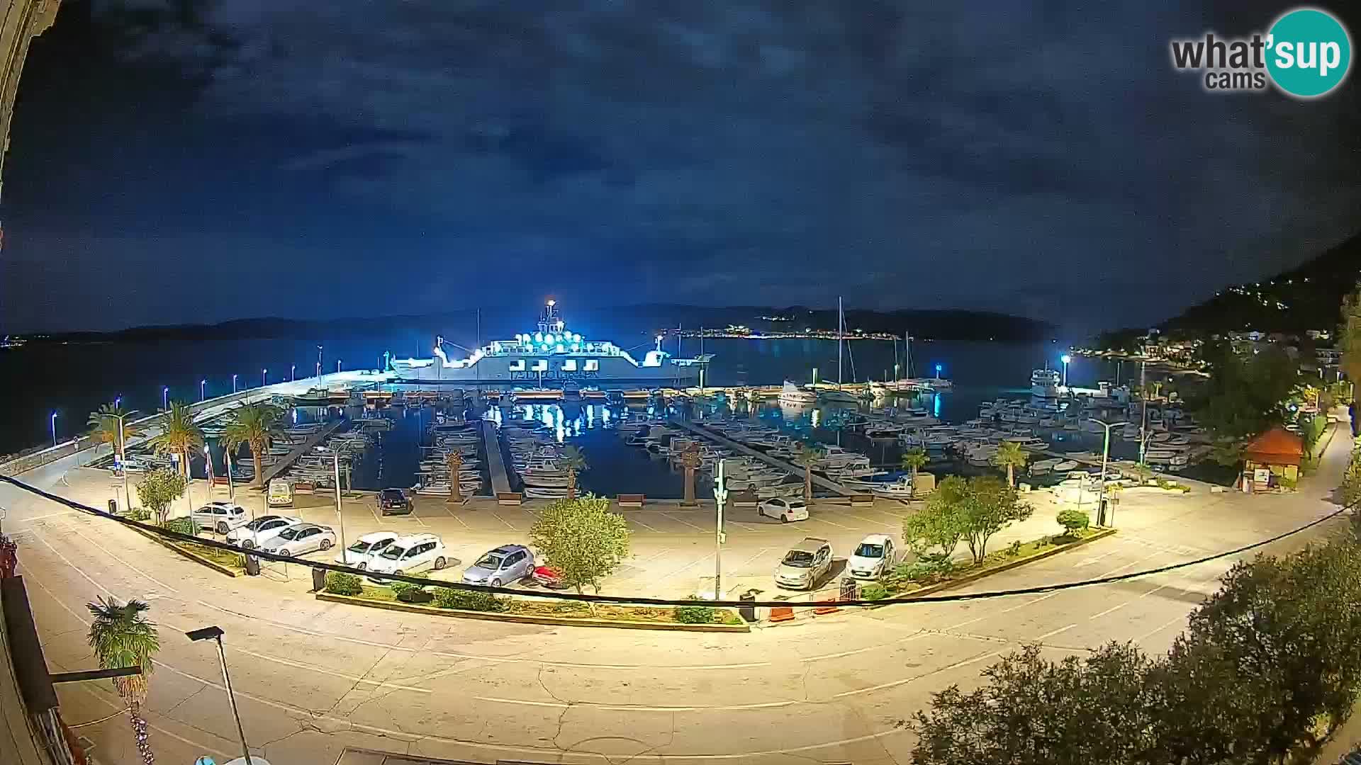Webcam Orebić Riva – Ferry a Korčula en vivo