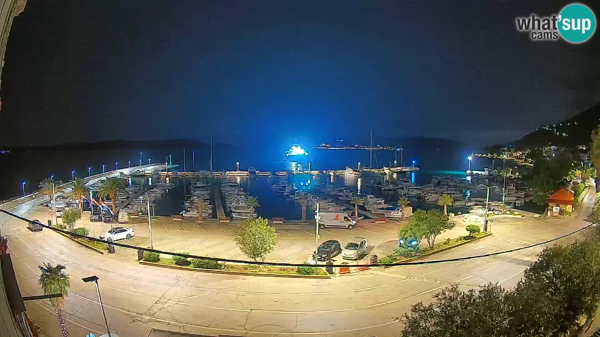 Webcam Orebić Riva – Ferry to Korčula Live