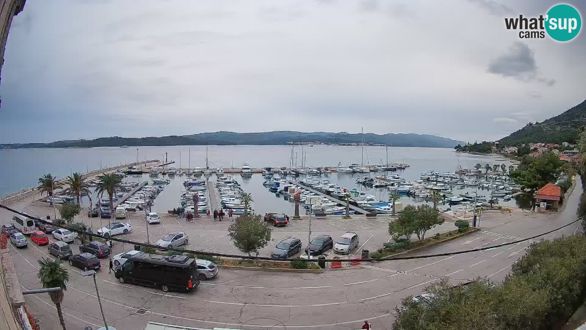 Webcam Orebić Riva – Ferry vers Korčula en direct