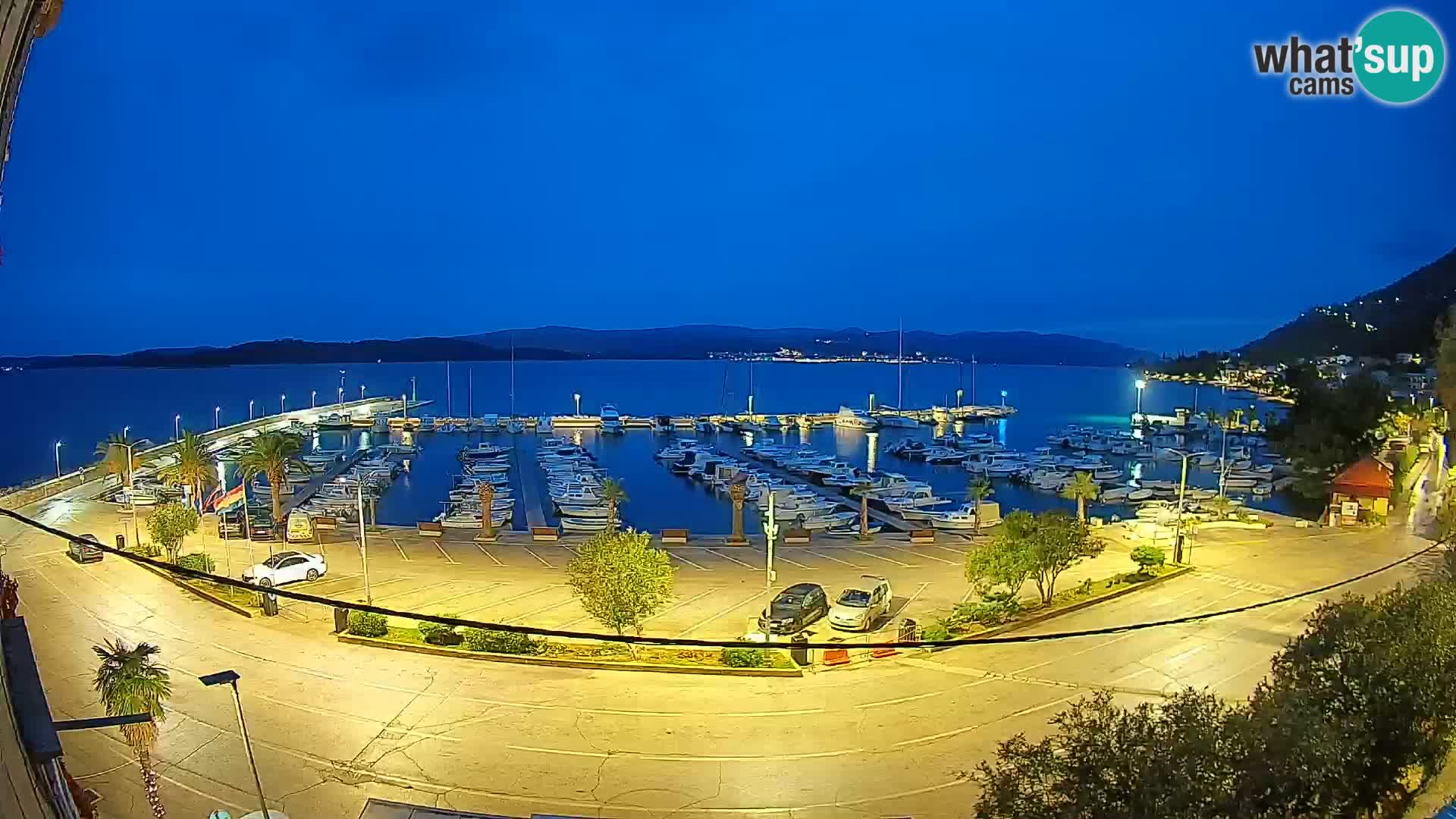 Webcam Orebić Riva – Ferry to Korčula Live