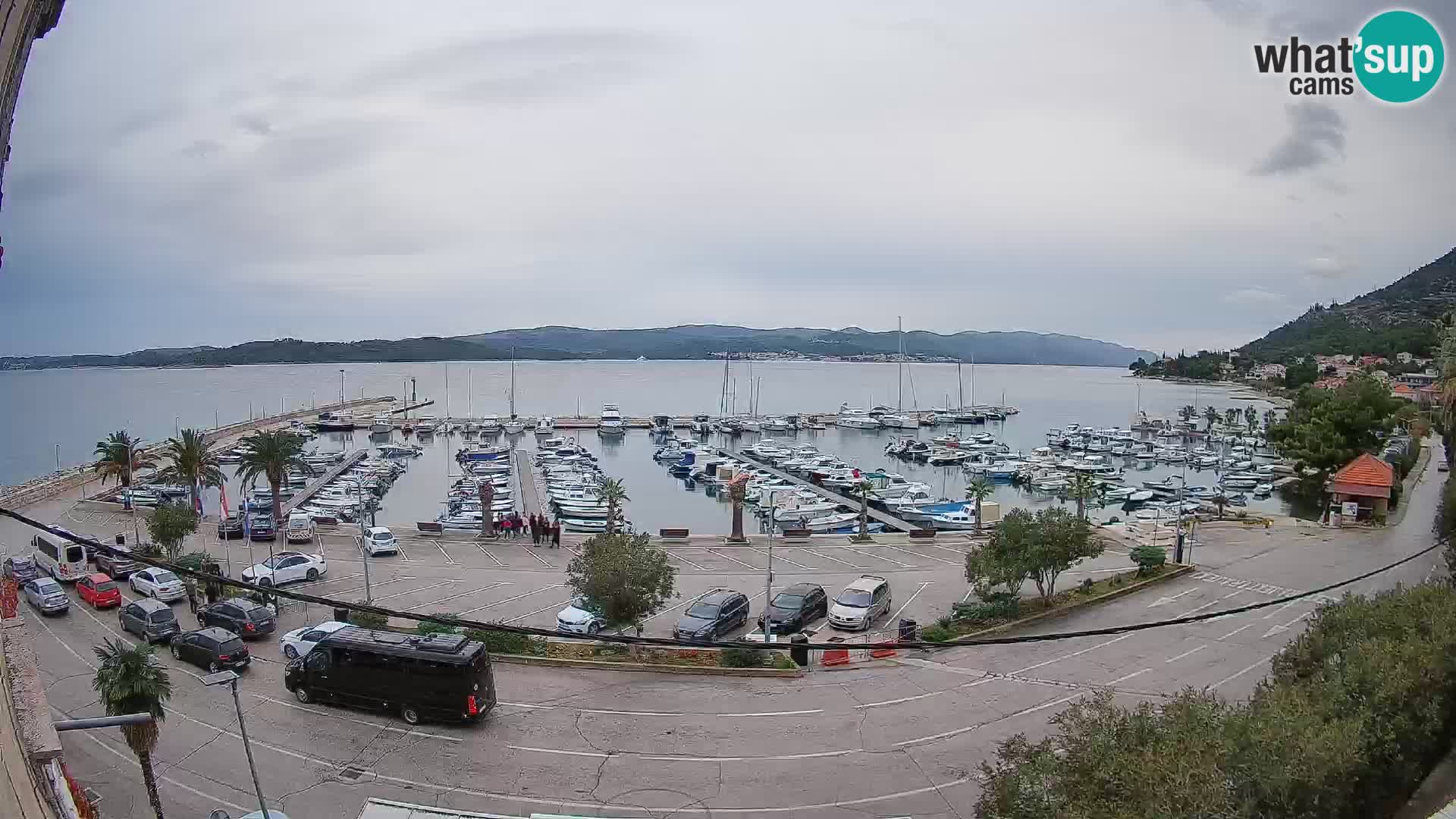 Webcam Orebić Riva – Ferry a Korčula en vivo