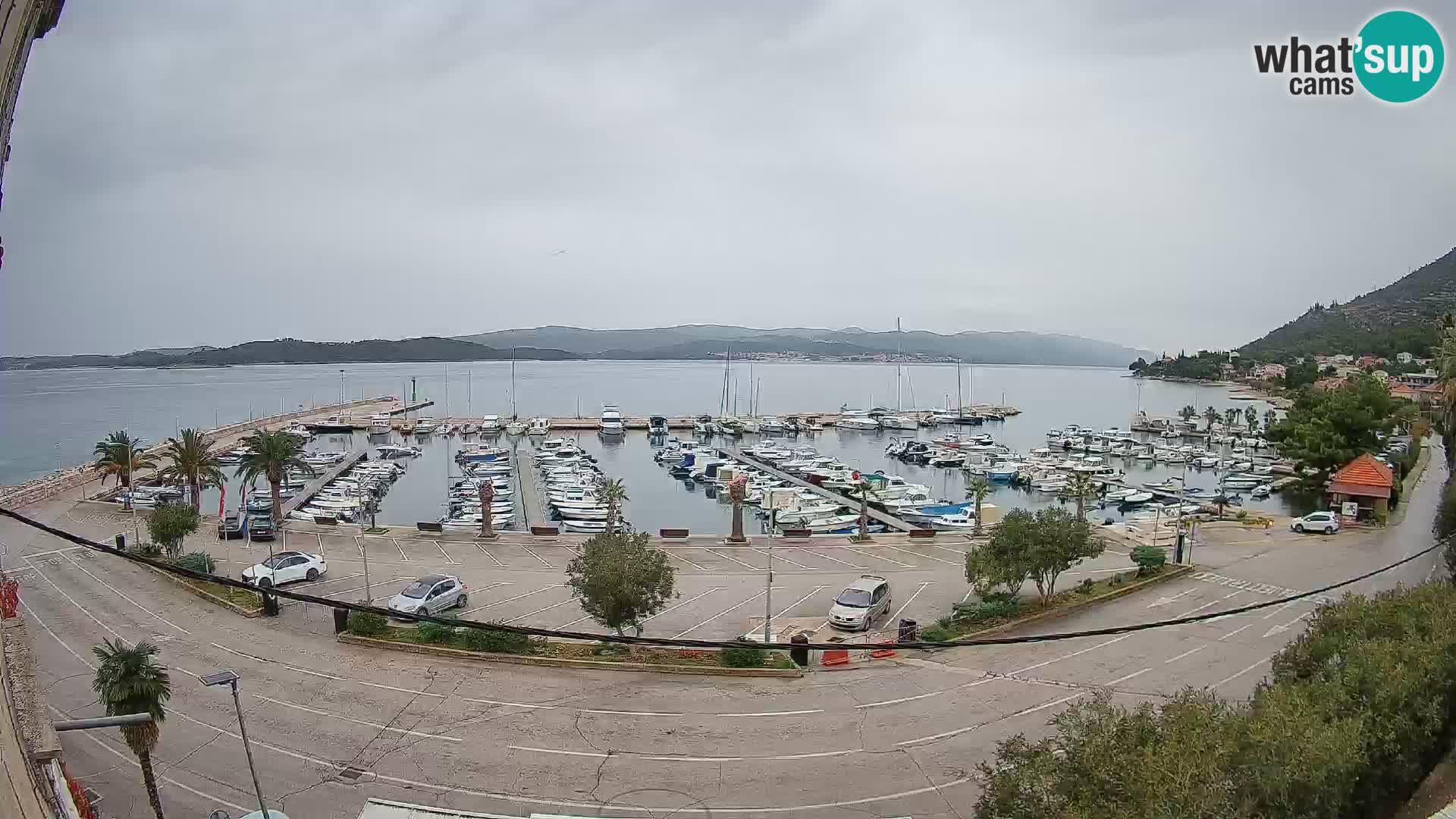 Webcam Orebić Riva – Ferry a Korčula en vivo