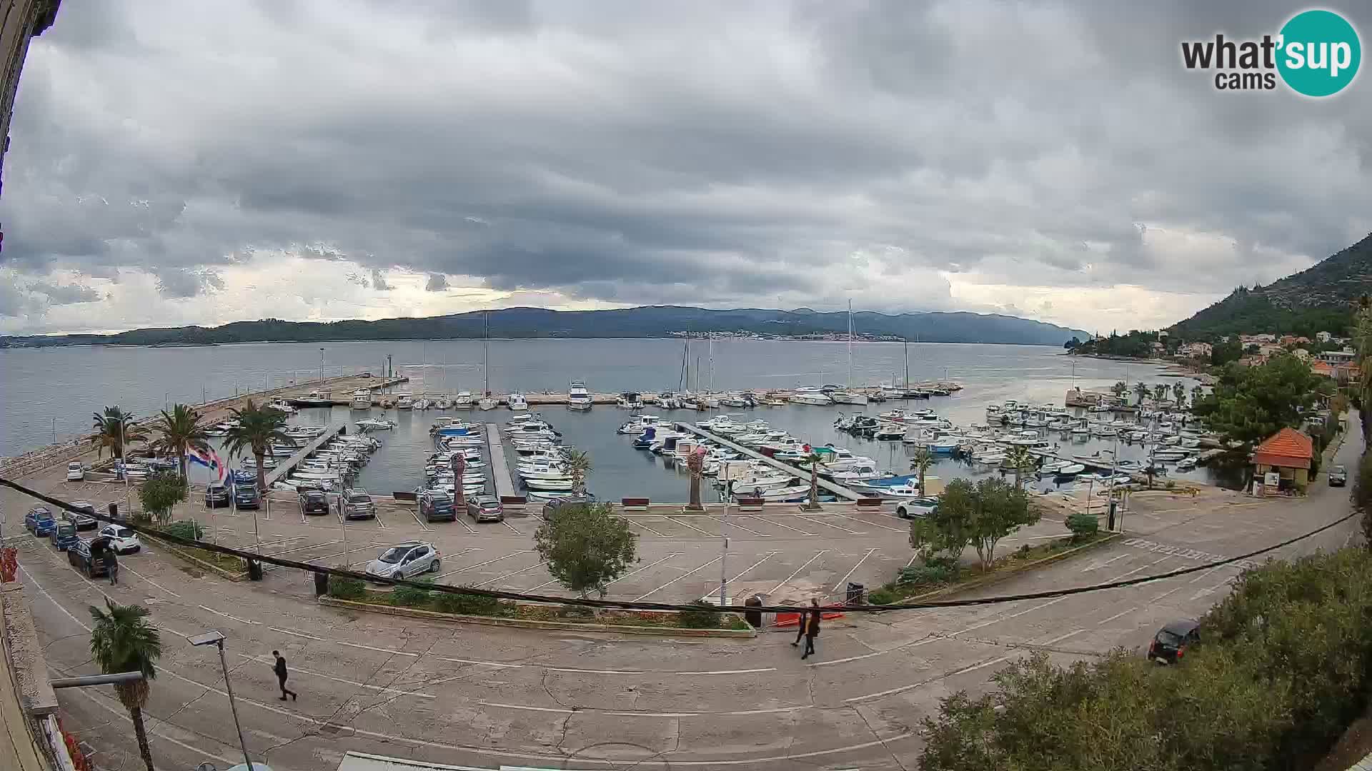 Web kamera Orebić Riva – Trajekt za Korčulu uživo