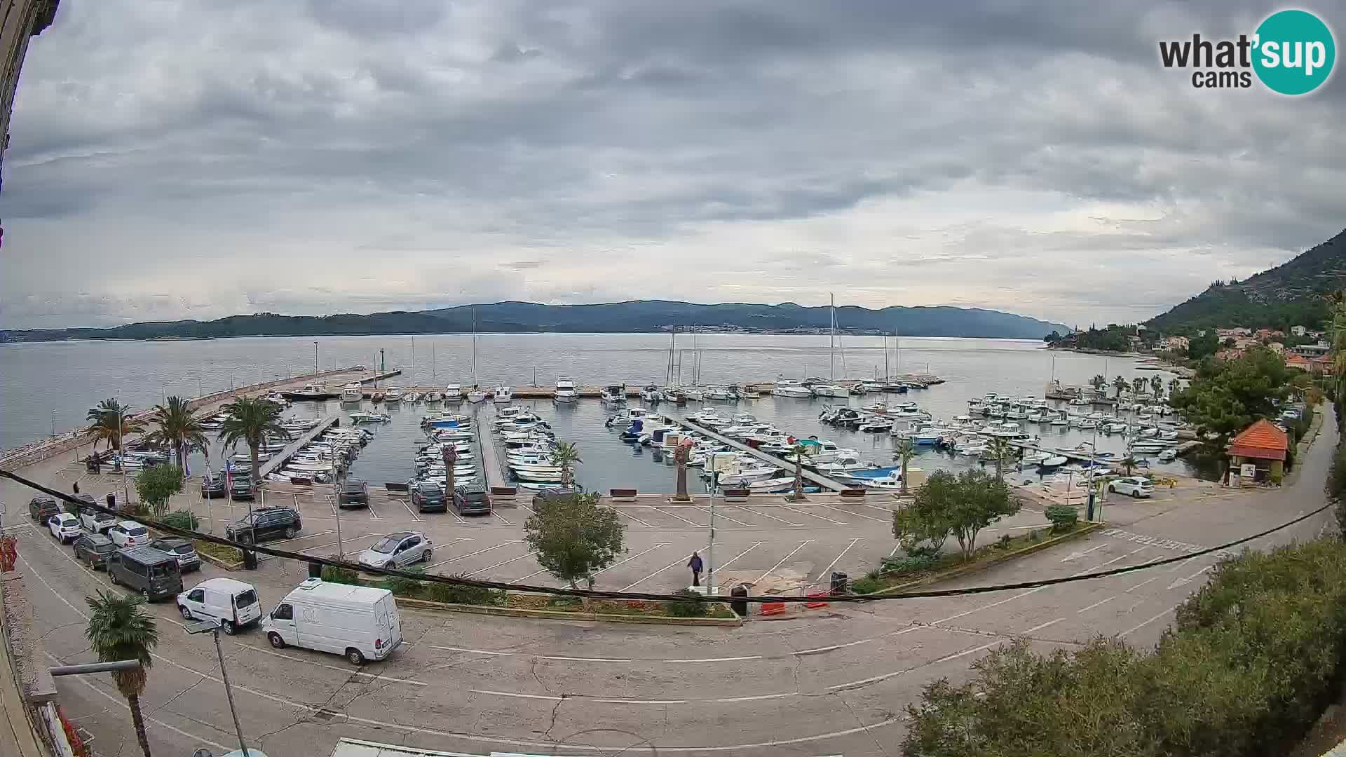 Webcam Orebić Riva – Ferry vers Korčula en direct
