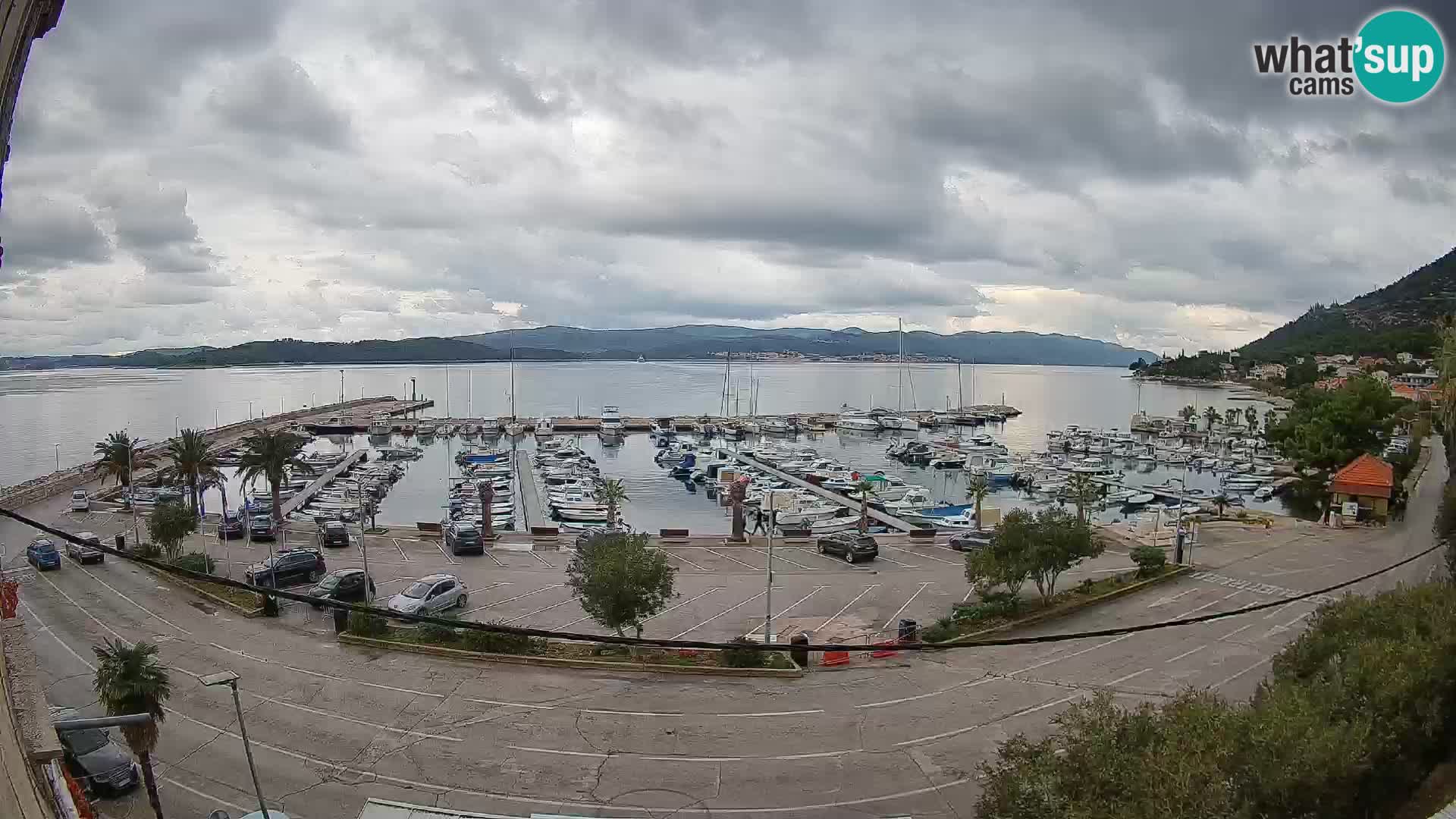 Webcam Orebić Riva – Ferry to Korčula Live