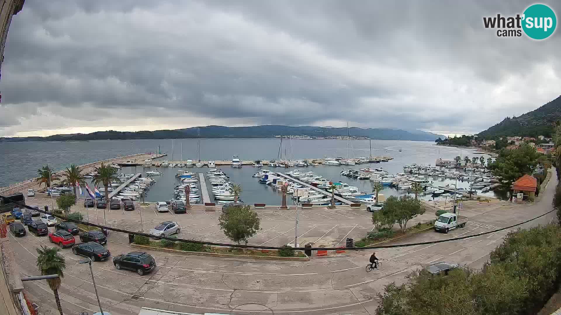 Webcam Orebić Riva – Ferry vers Korčula en direct
