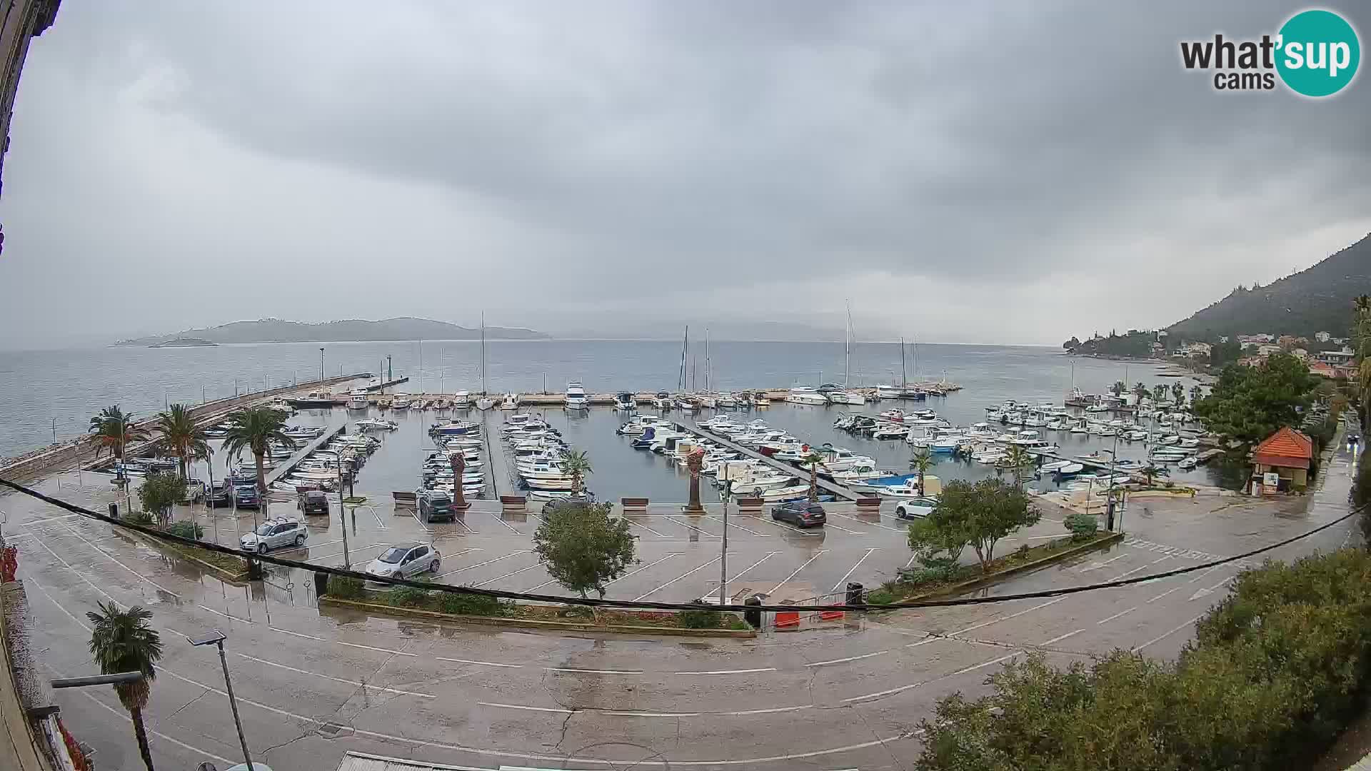 Web kamera Orebić Riva – Trajekt za Korčulu uživo