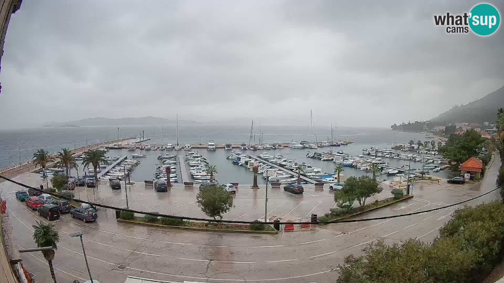 Web kamera Orebić Riva – Trajekt za Korčulu uživo