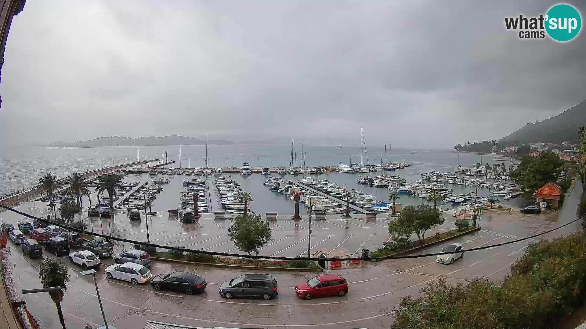 Web kamera Orebić Riva – Trajekt za Korčulu uživo